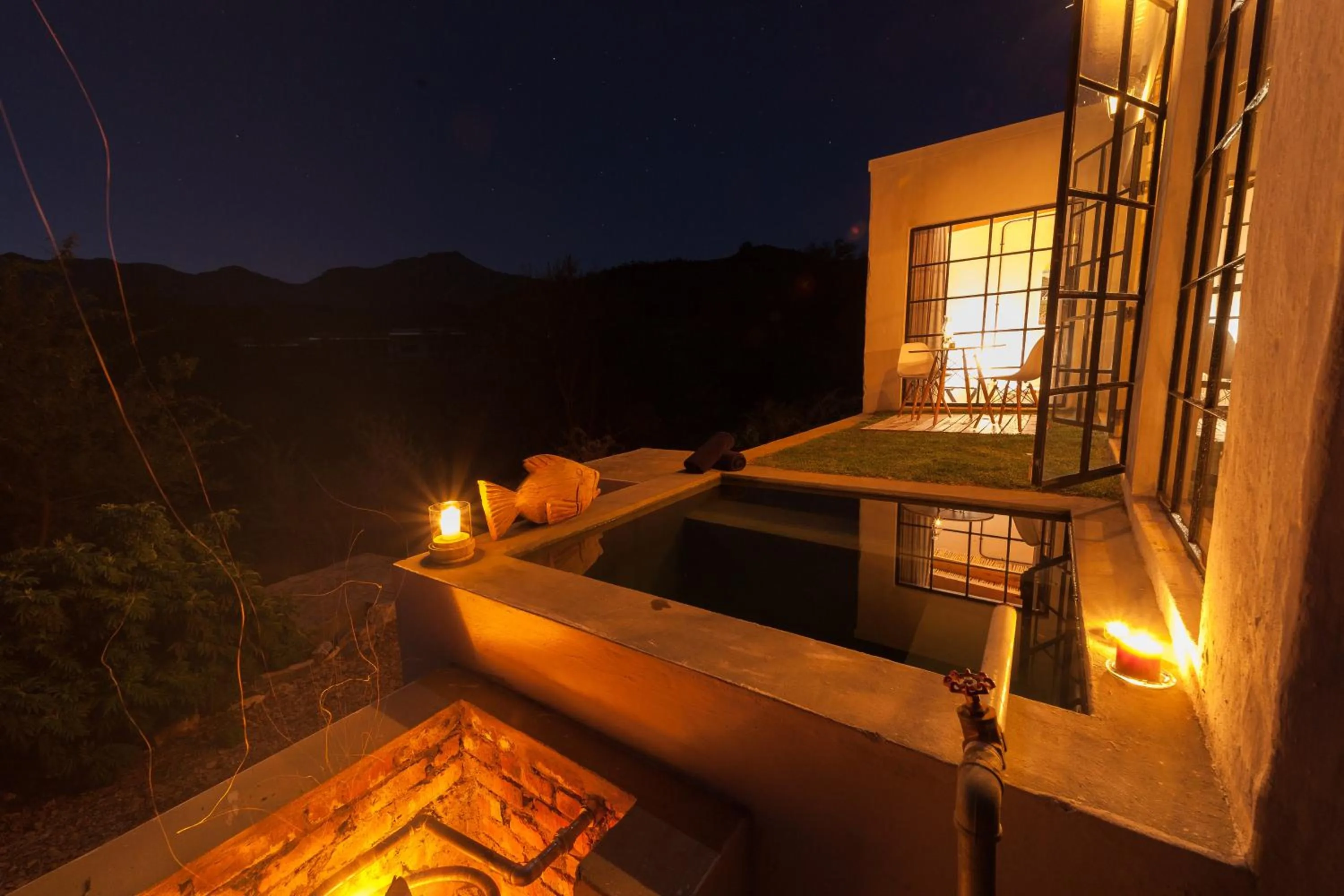 Hot Tub in De Kombuys