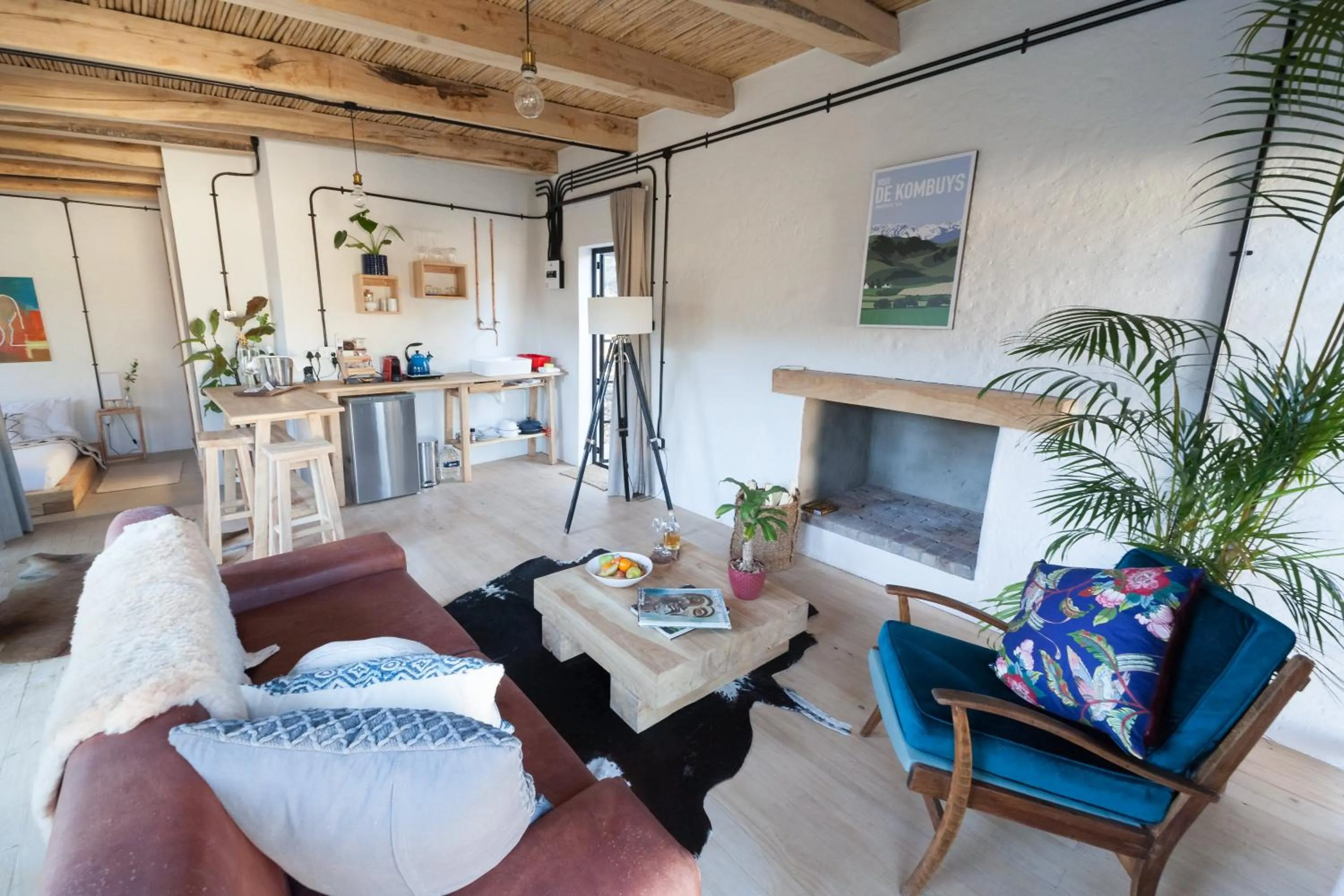 Living room in De Kombuys