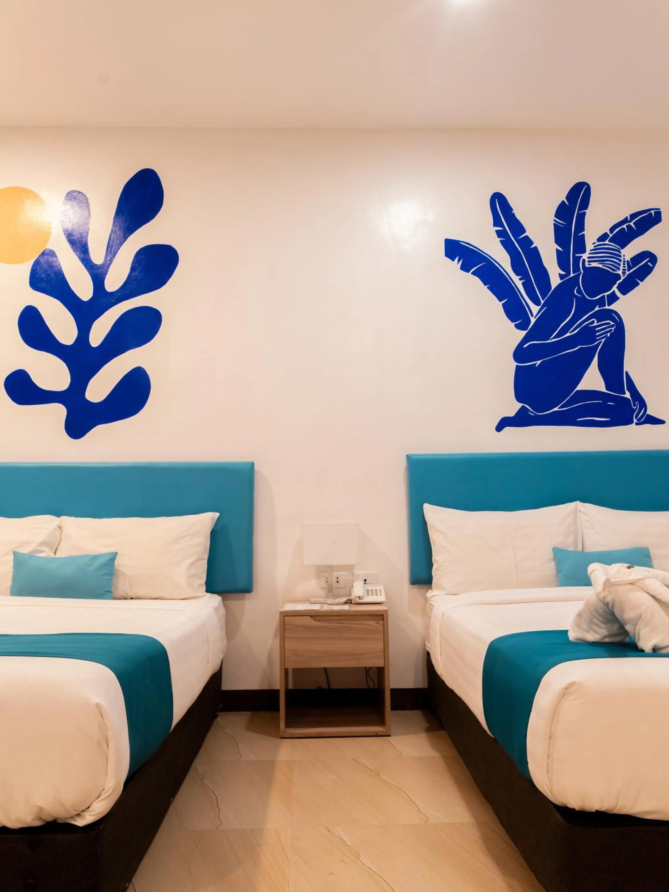 Bed in Boracay Sea View Hotel