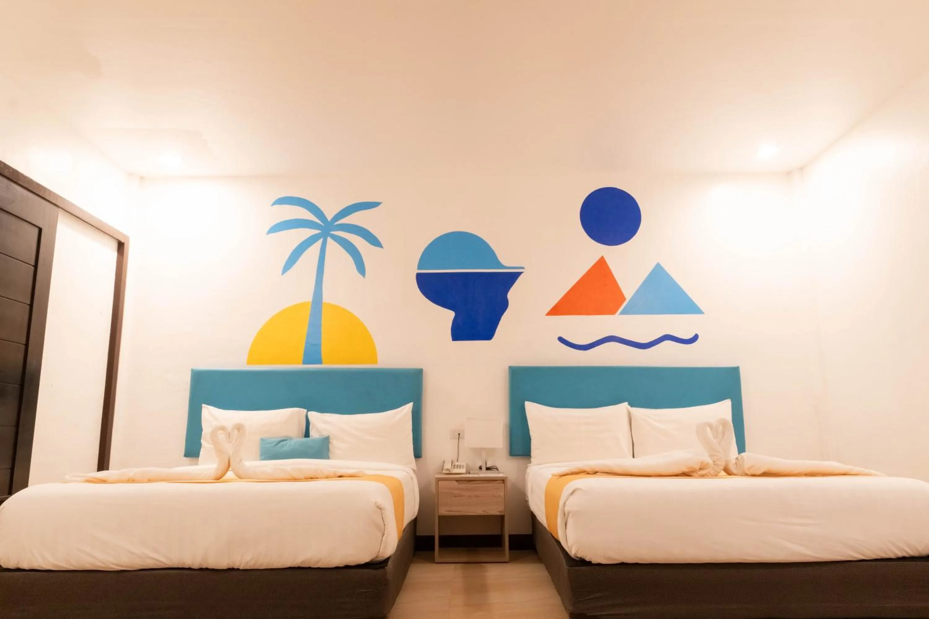 Bed in Boracay Sea View Hotel