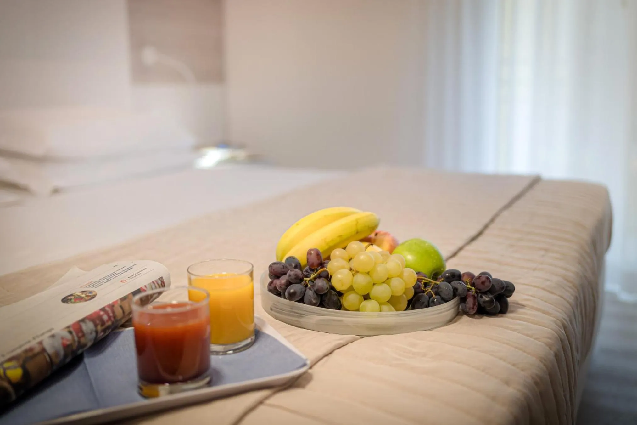 Bed in Hotel Miramare