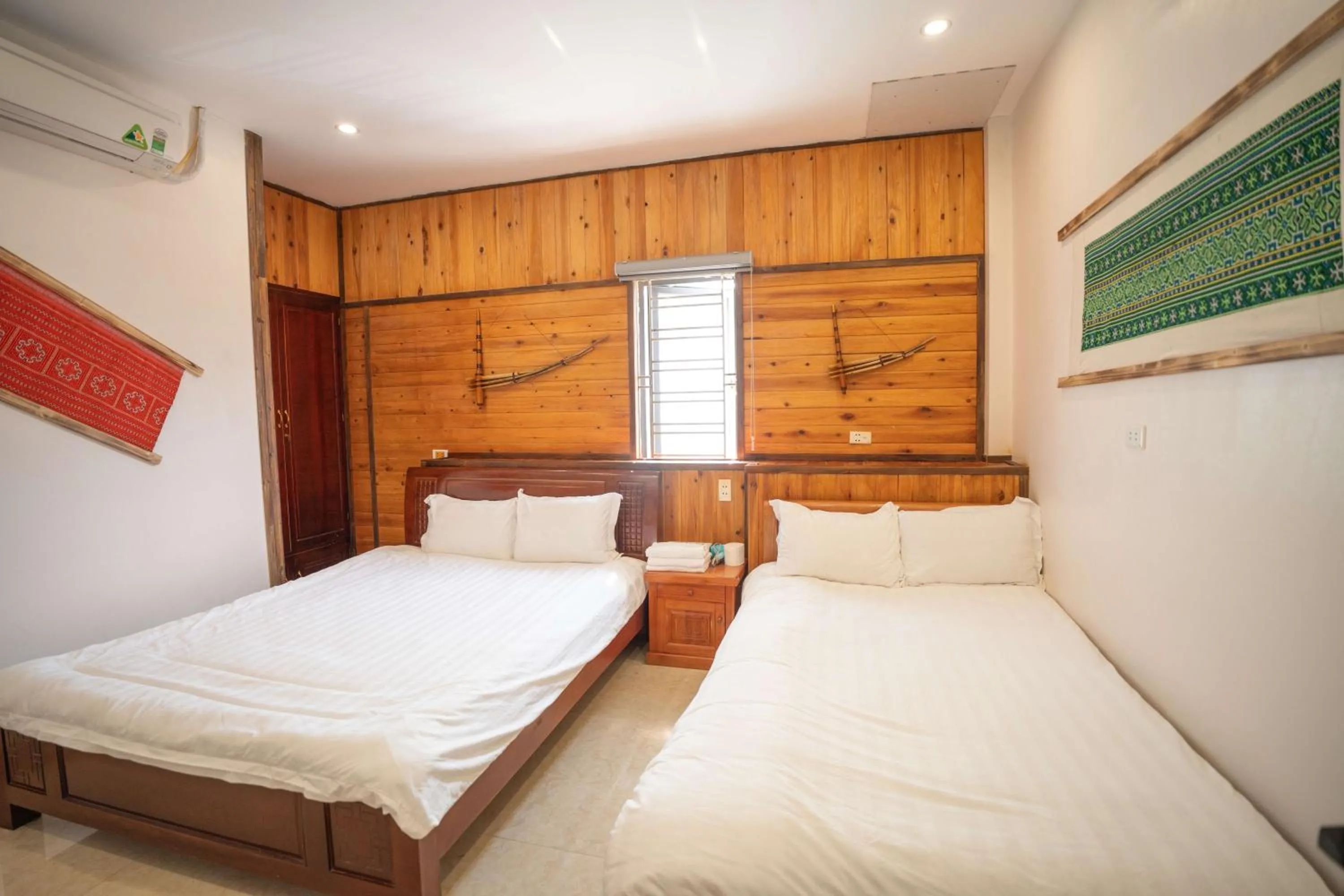 Bed in Sinai Bungalow & Hotel SaPa