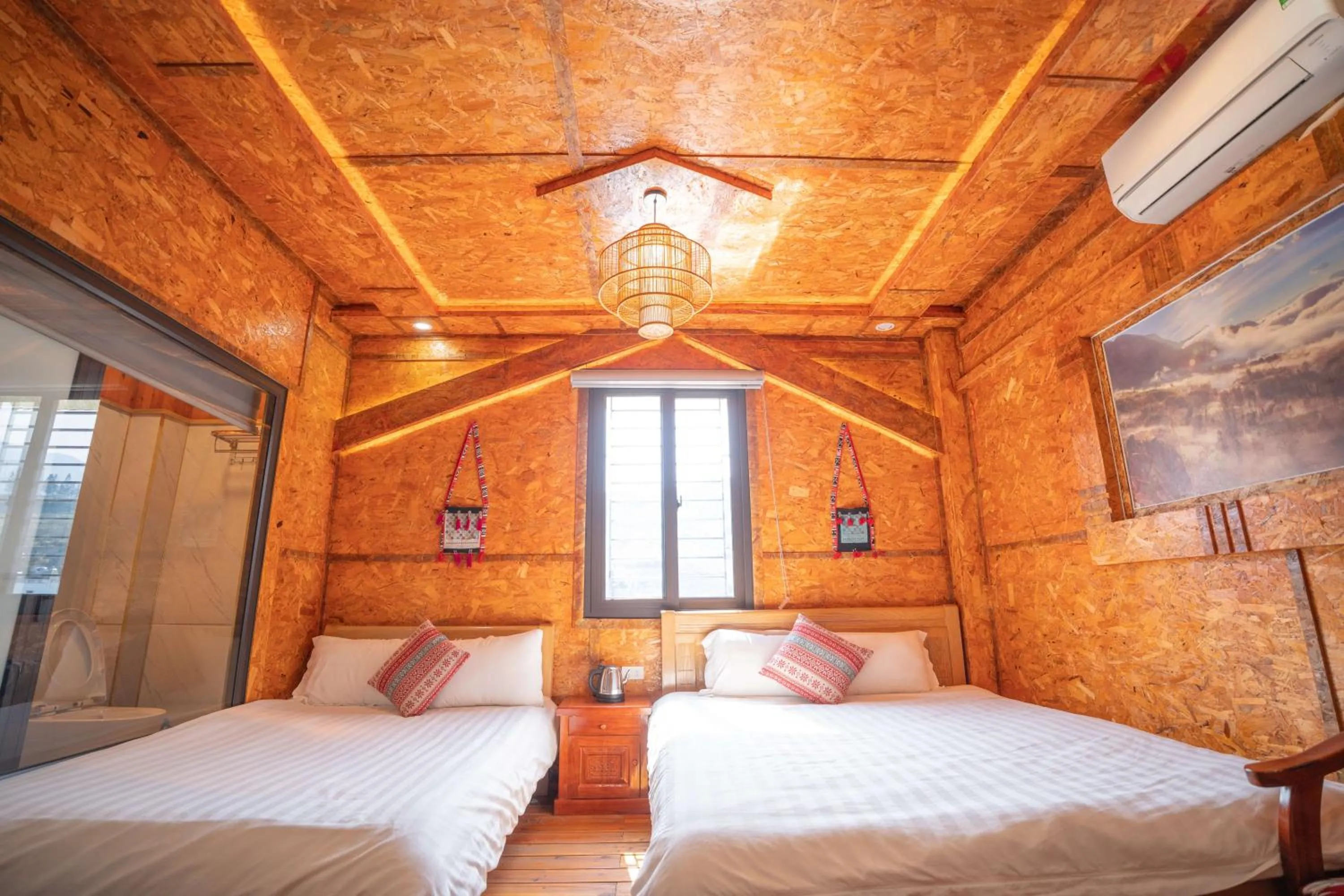 Bed in Sinai Bungalow & Hotel SaPa