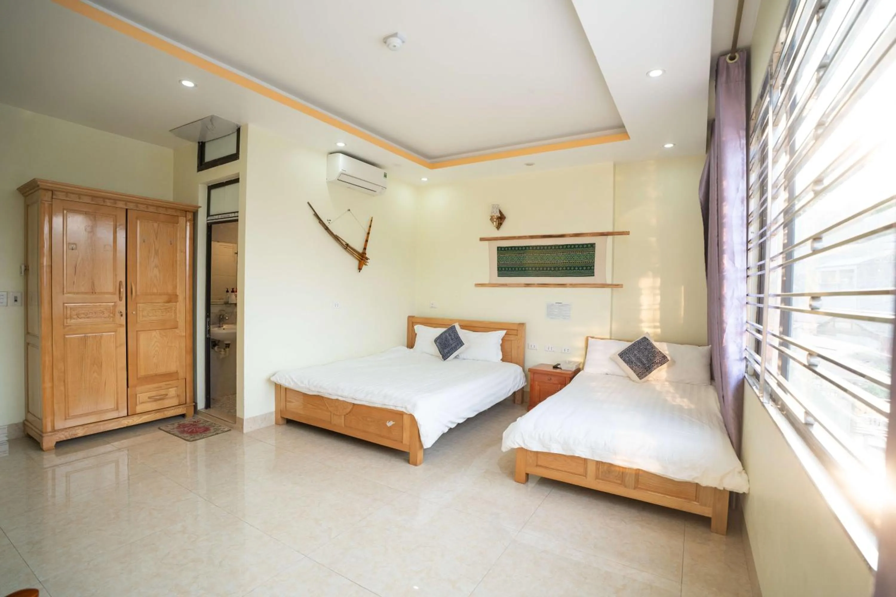 Bed in Sinai Bungalow & Hotel SaPa