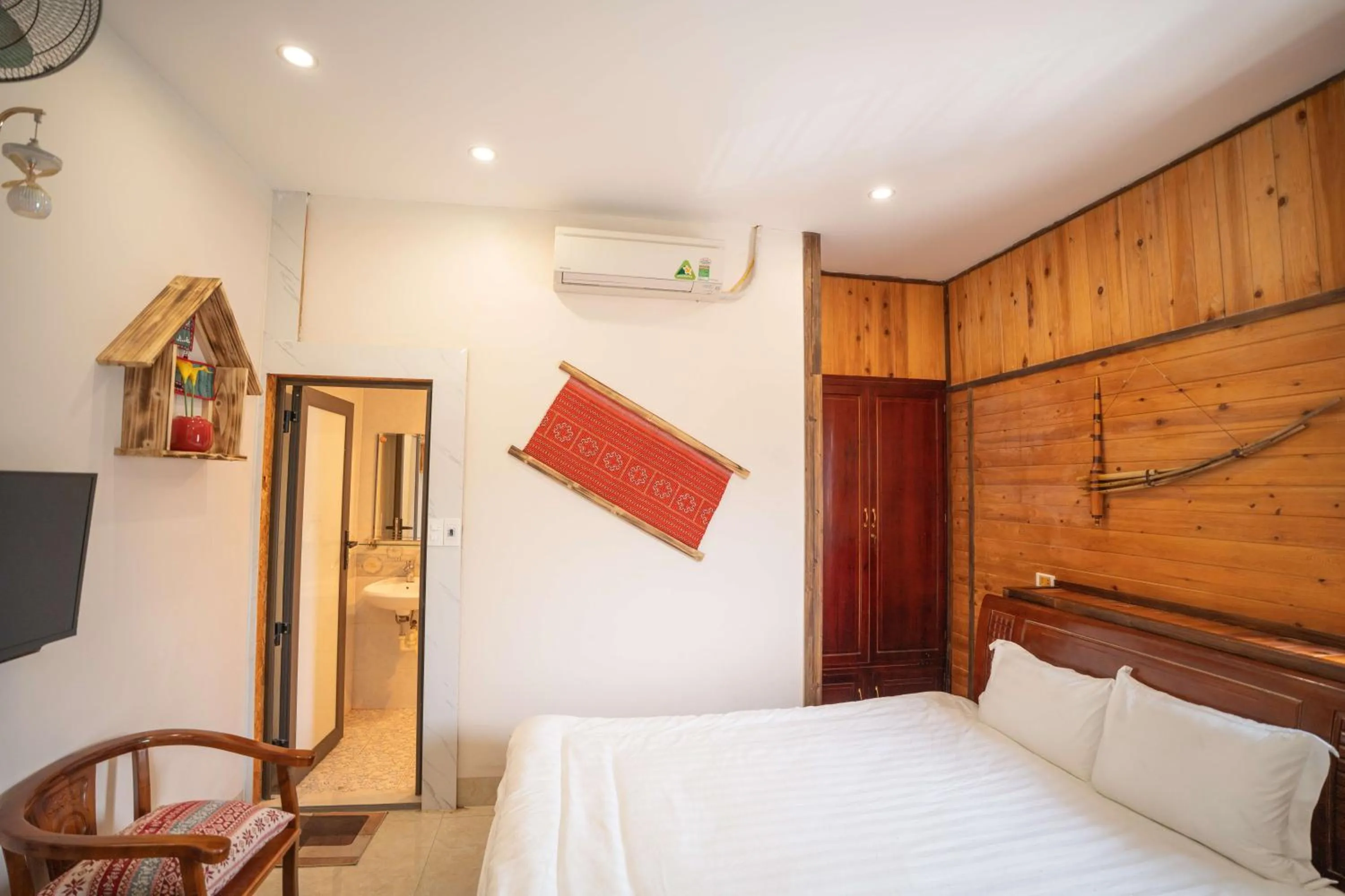 Bed in Sinai Bungalow & Hotel SaPa