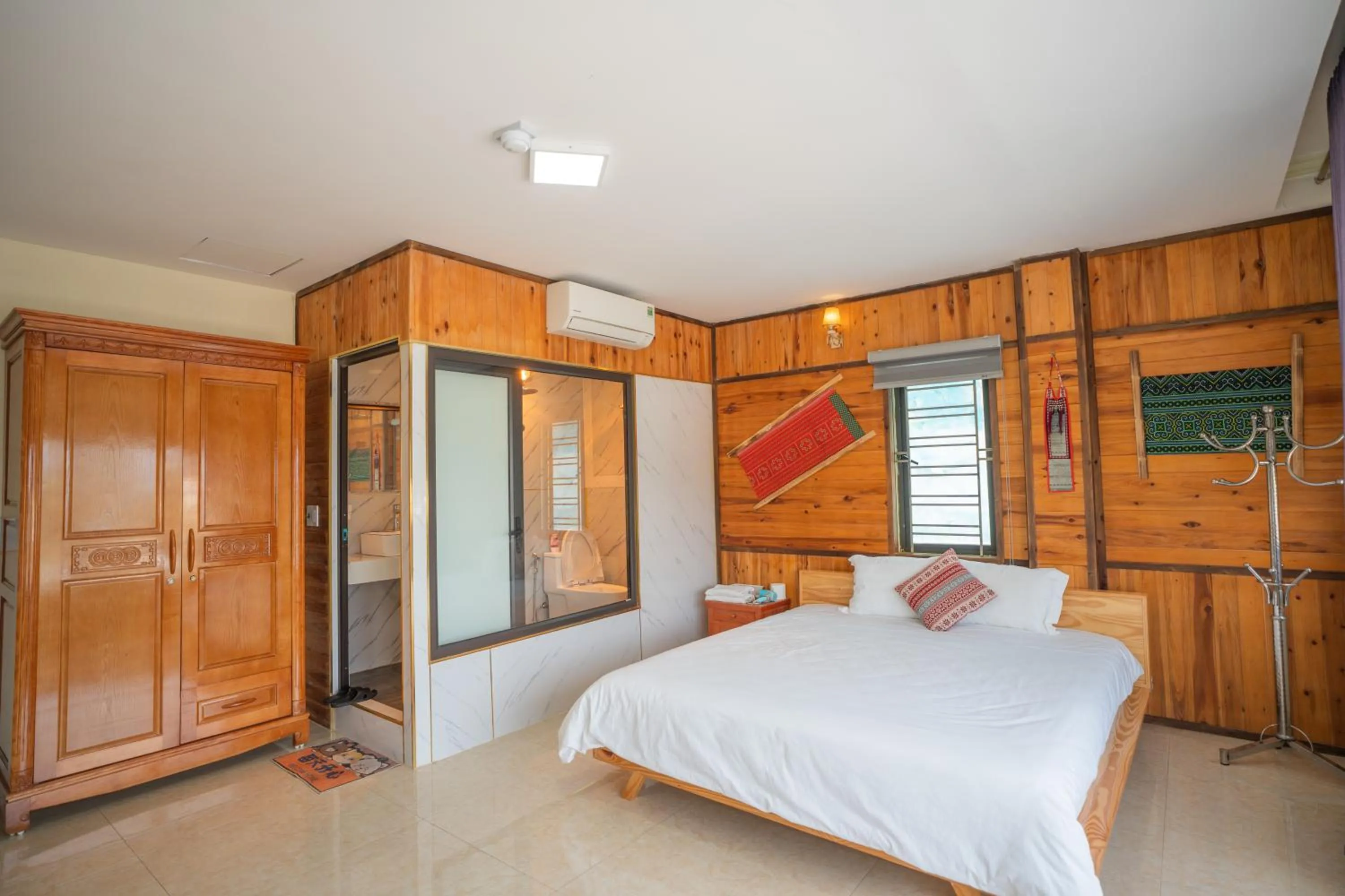 Bed in Sinai Bungalow & Hotel SaPa