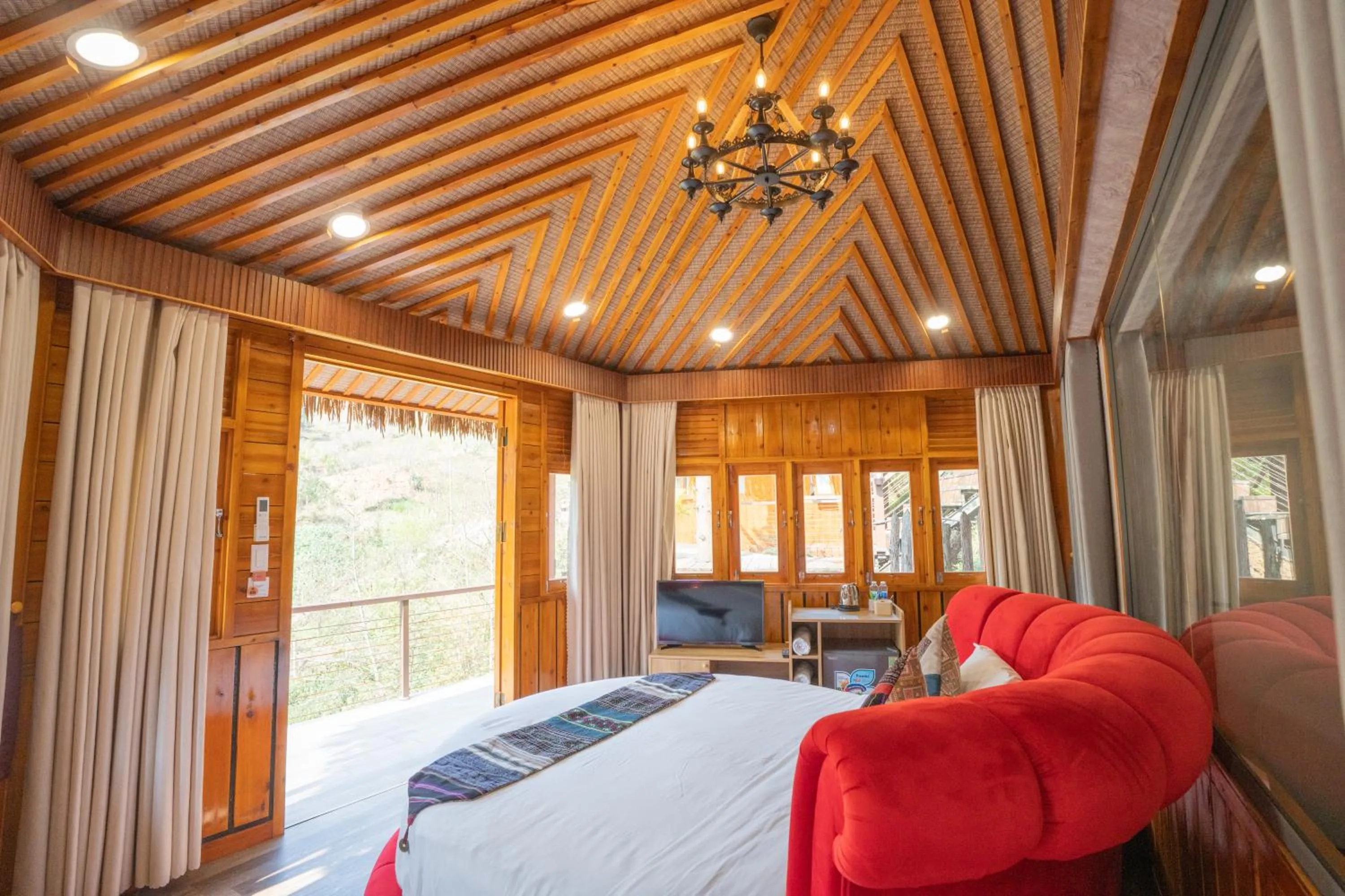 Bed in Sinai Bungalow & Hotel SaPa