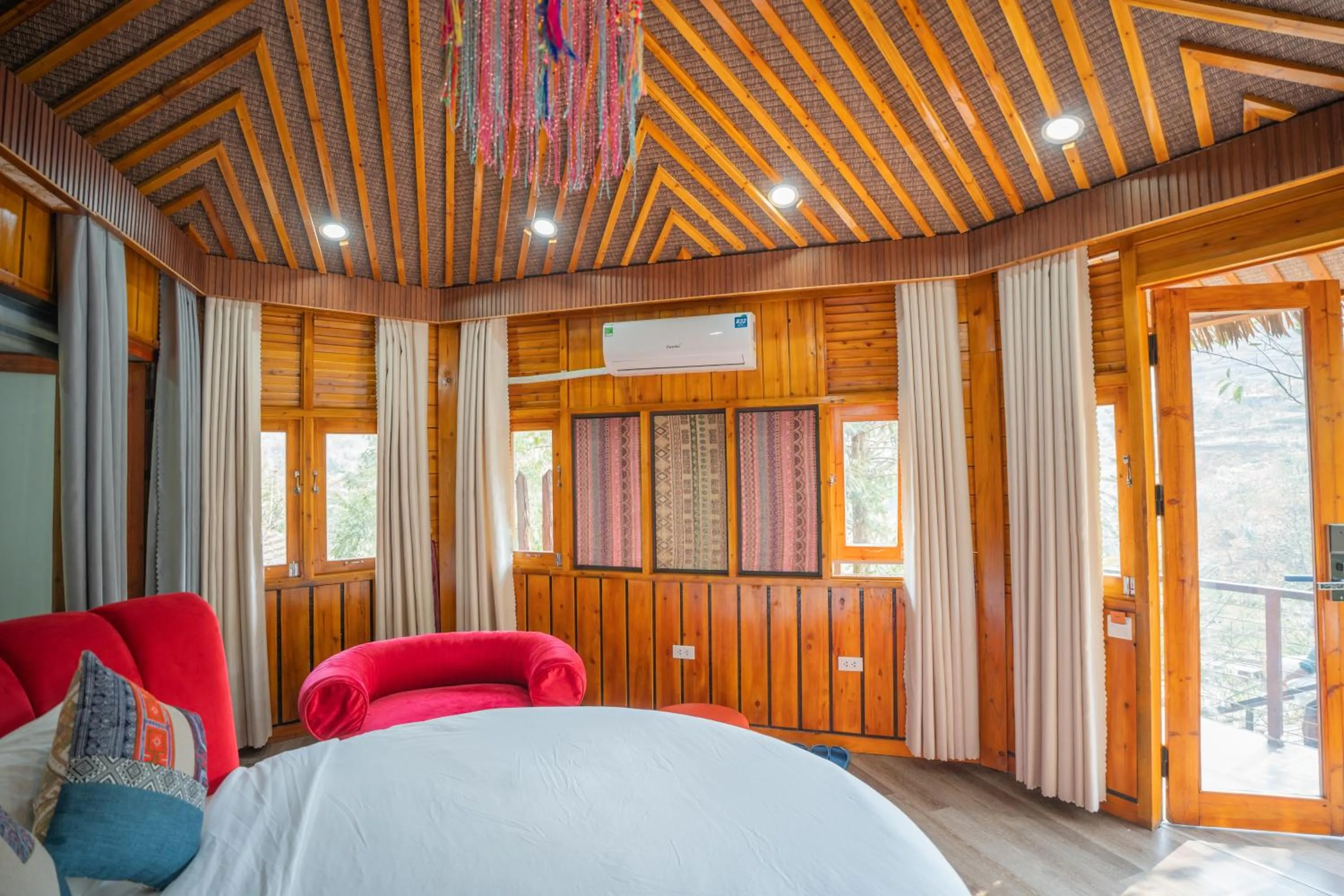 Bed in Sinai Bungalow & Hotel SaPa