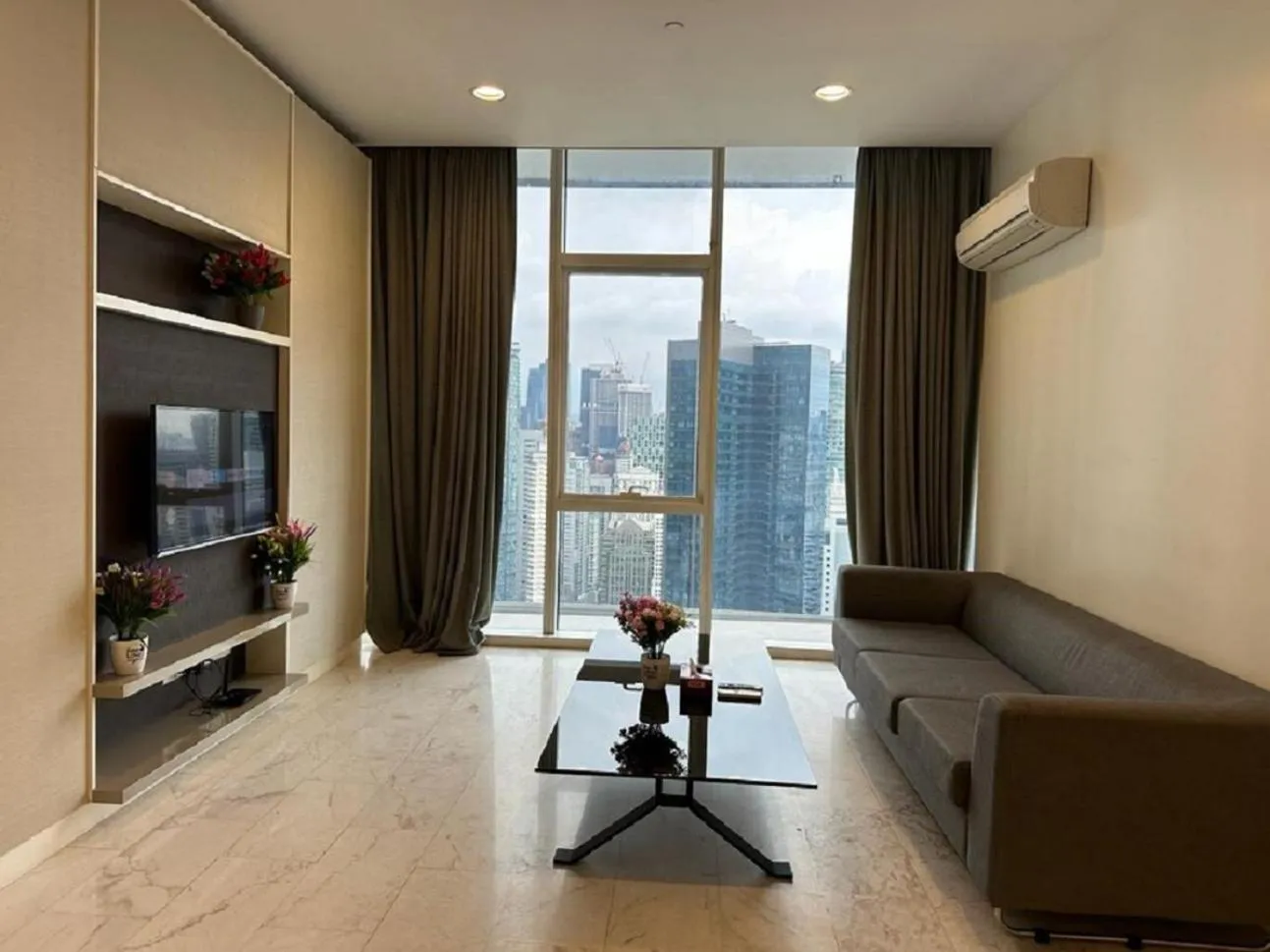 Communal lounge/ TV room in The Platinum KLCC Luxury Suite