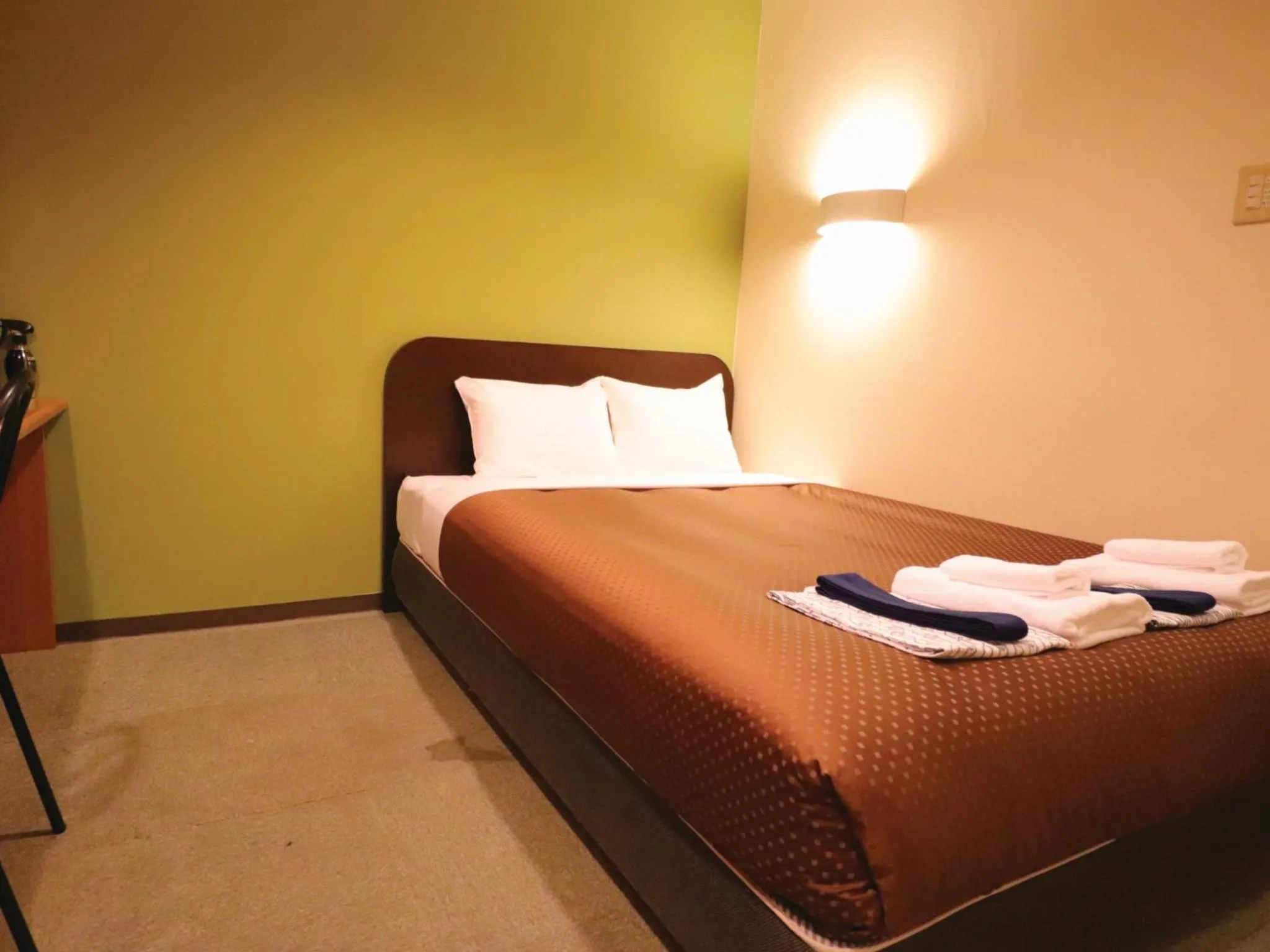 Bed in 米子シティガーデンズホテル Yonago Citygardens Hotel