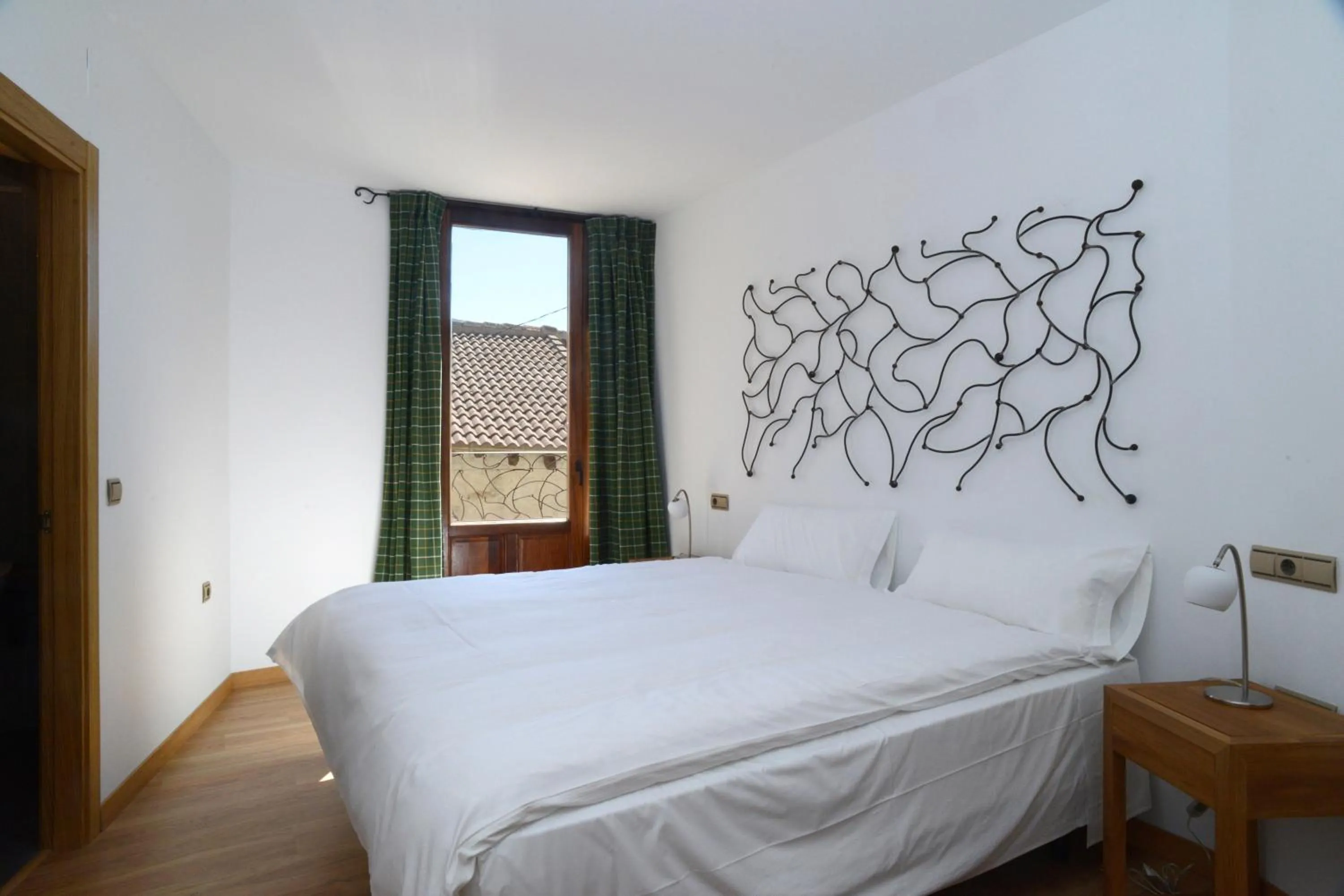 Bed in Hotel Rural Quercus Tierra