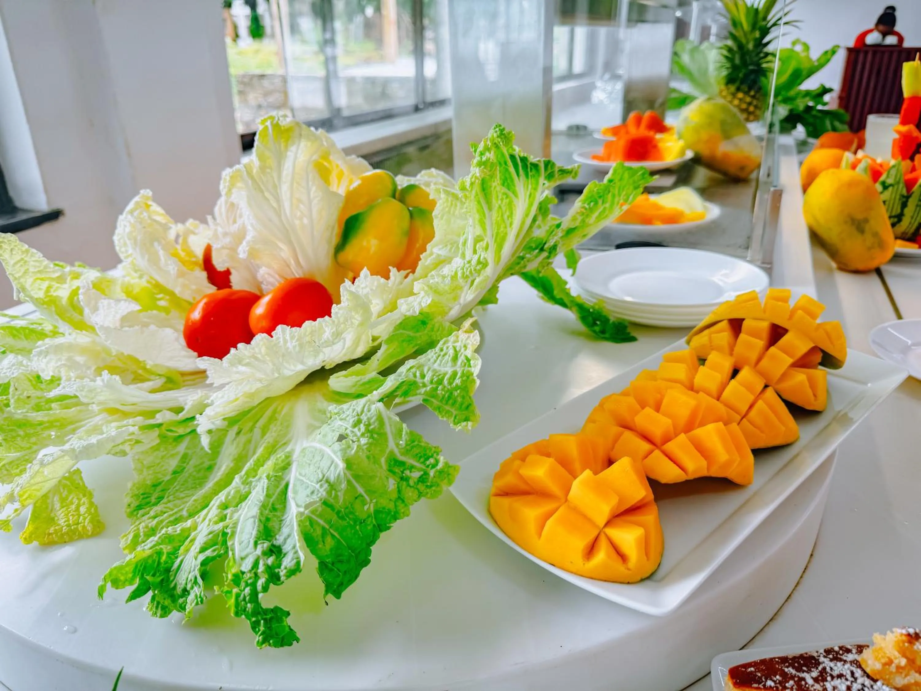 Breakfast in Milele Beach Hotel