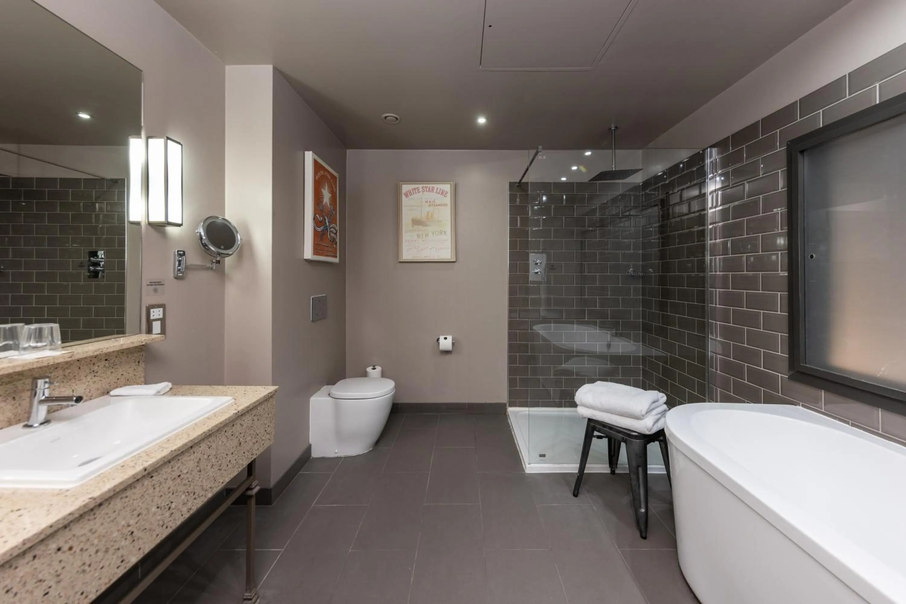 Bathroom in Titanic Hotel Liverpool