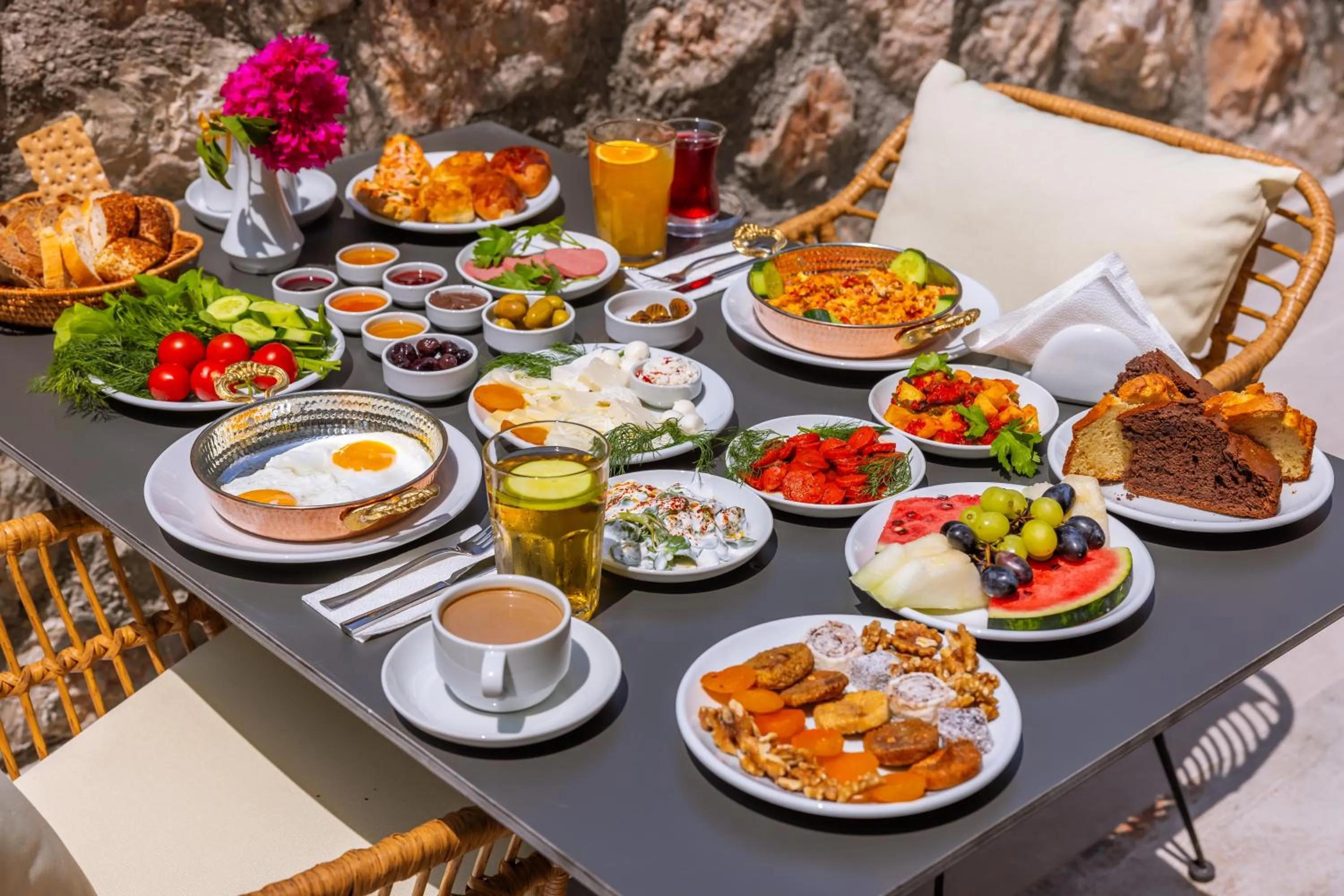 Breakfast in Kas Athena Hotel
