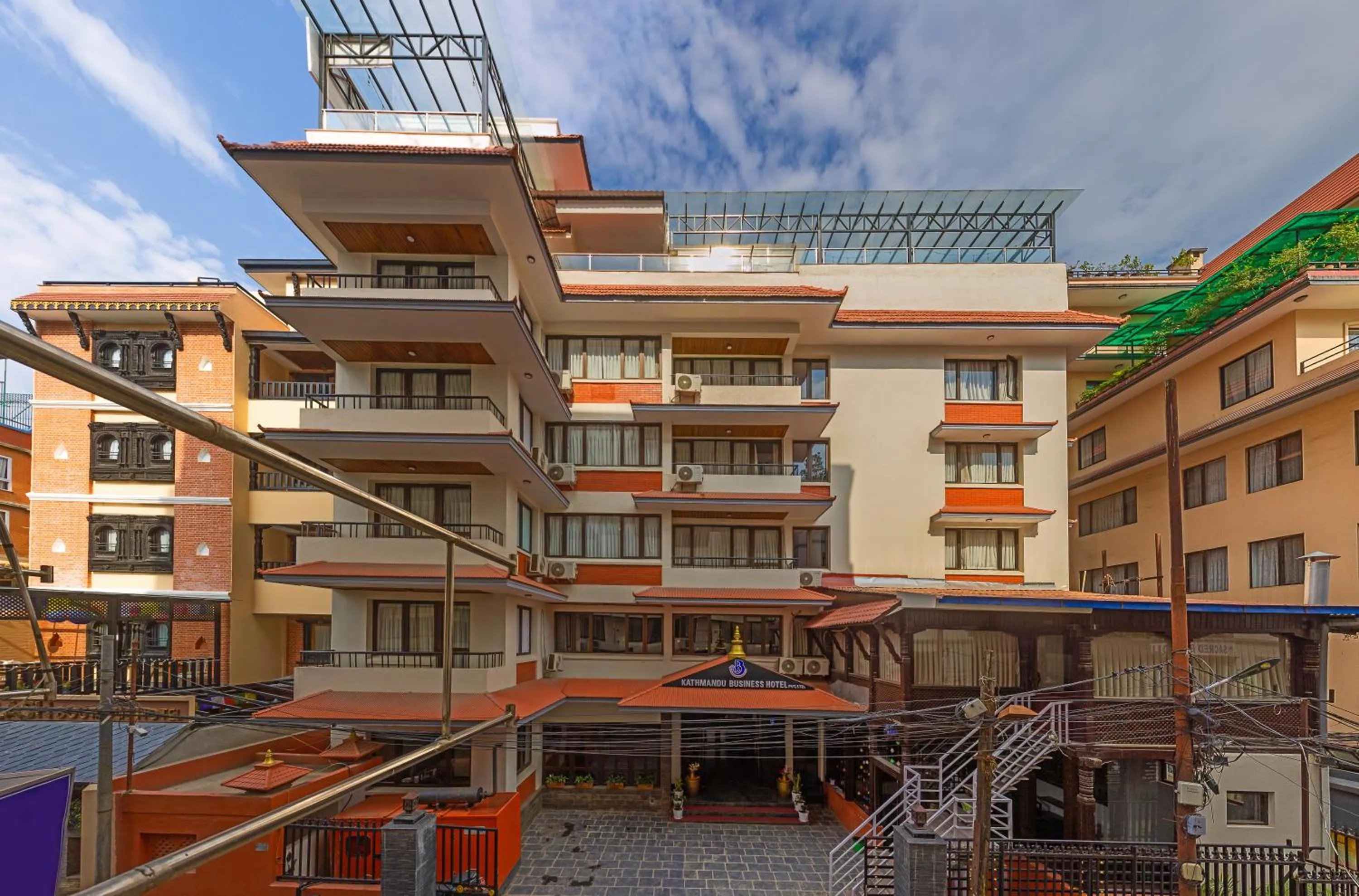 Property building in Kathmandu Business Hotel