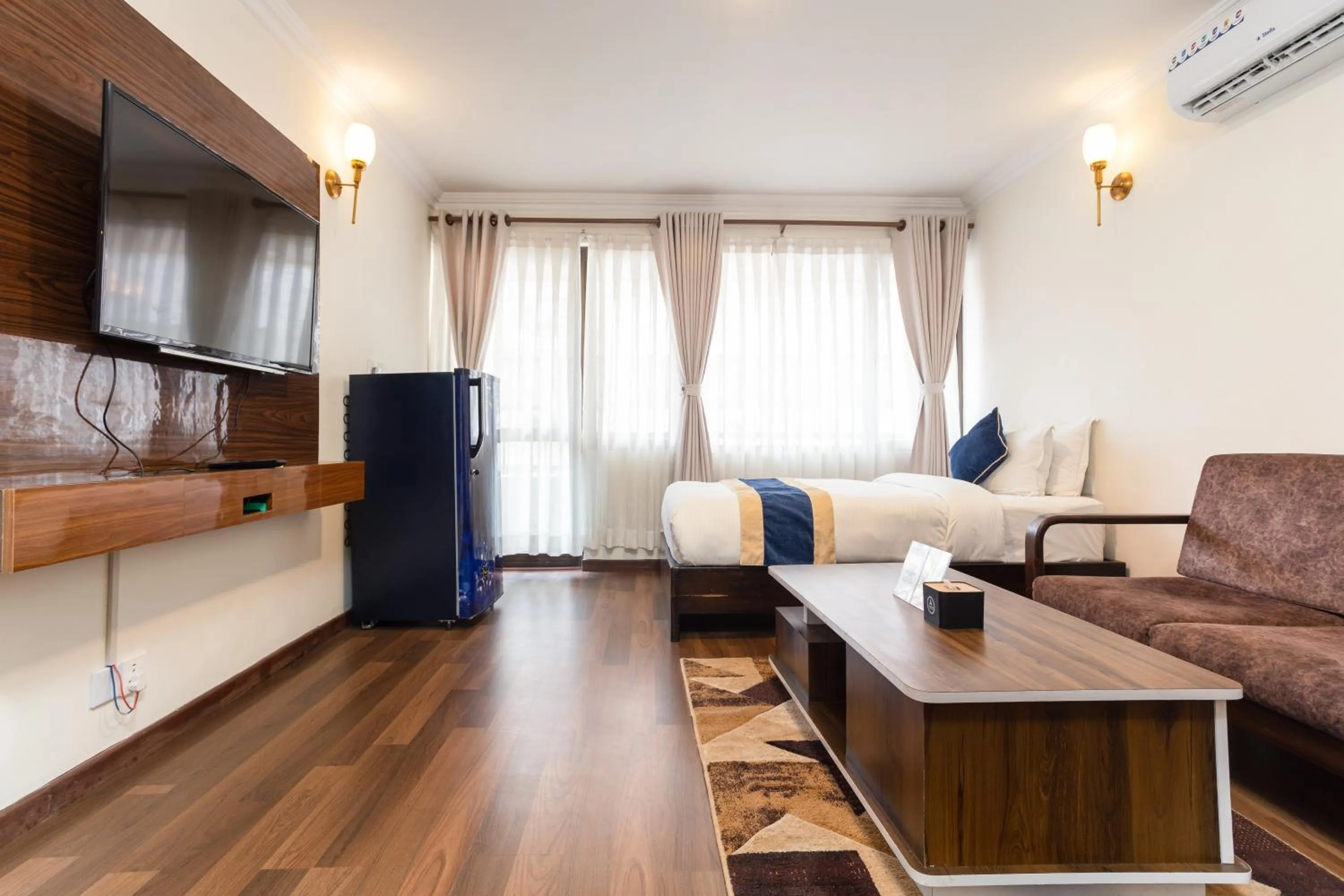 Living room in Kathmandu Business Hotel