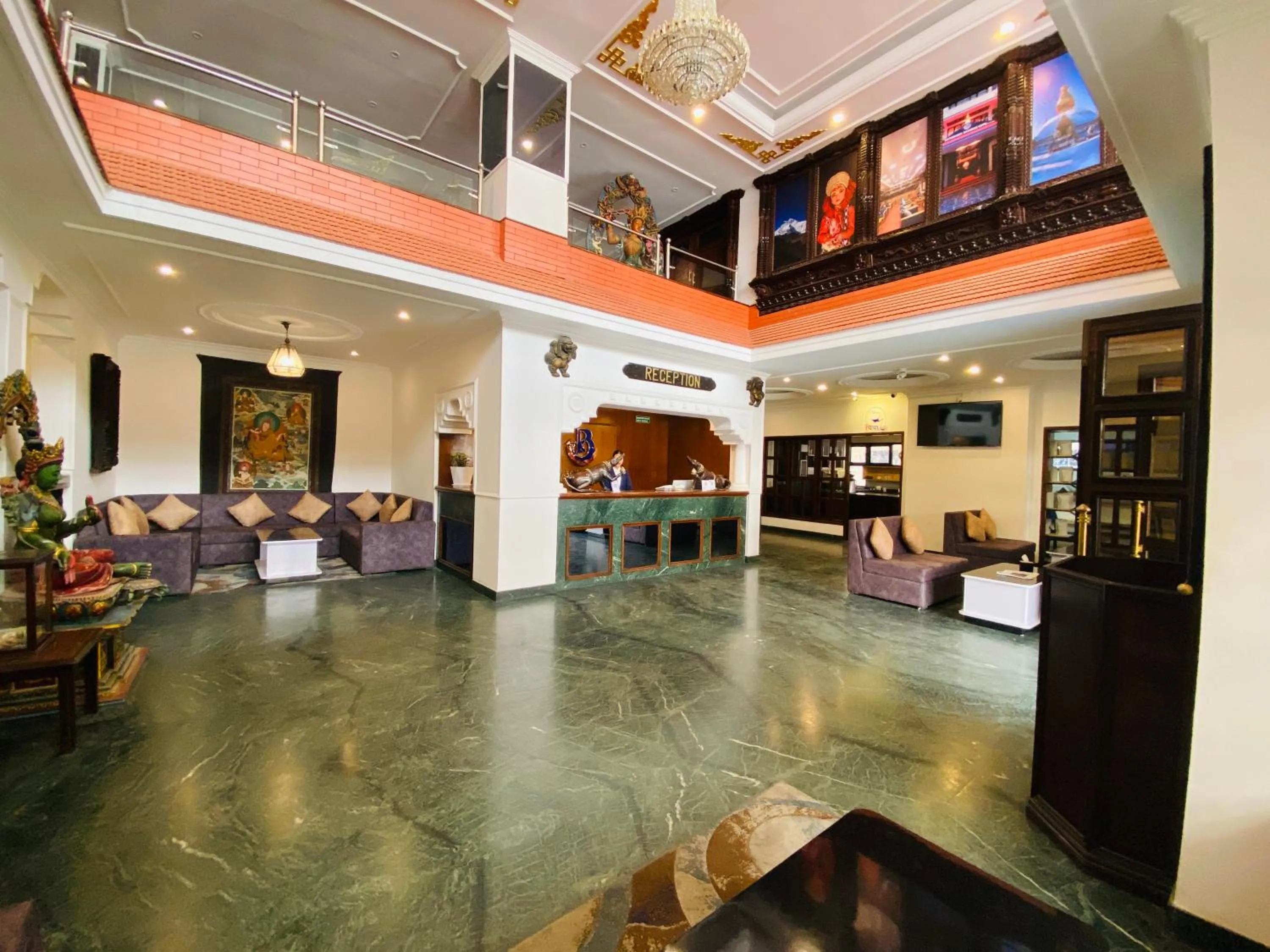 Lobby or reception in Kathmandu Business Hotel