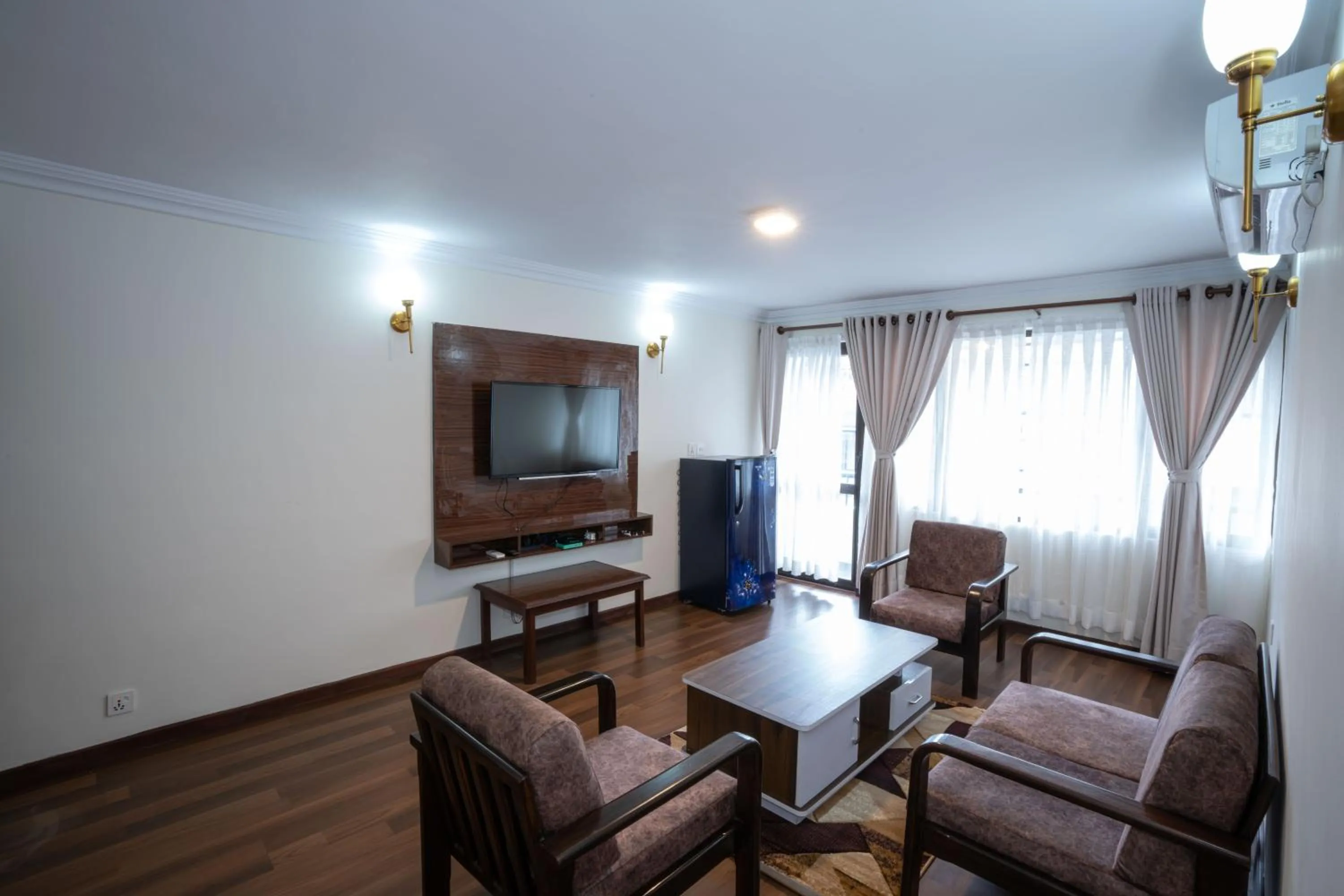 Seating area in Kathmandu Business Hotel