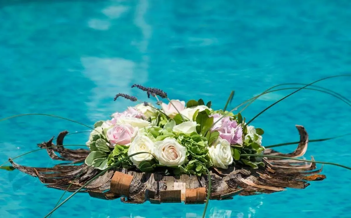 Swimming pool in Marini Luxury Apartments and Suites