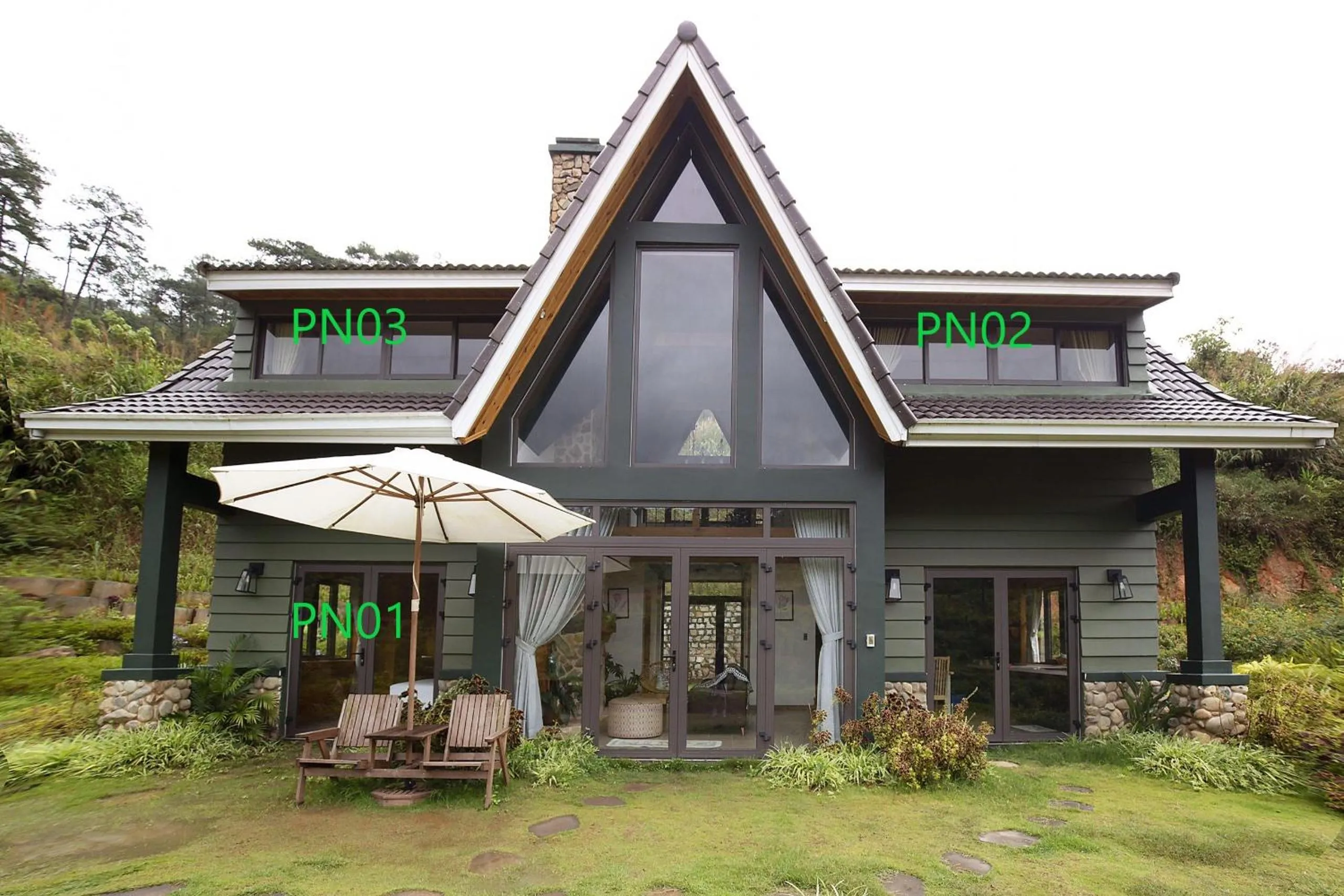 Garden in Lat Valley Retreat Village