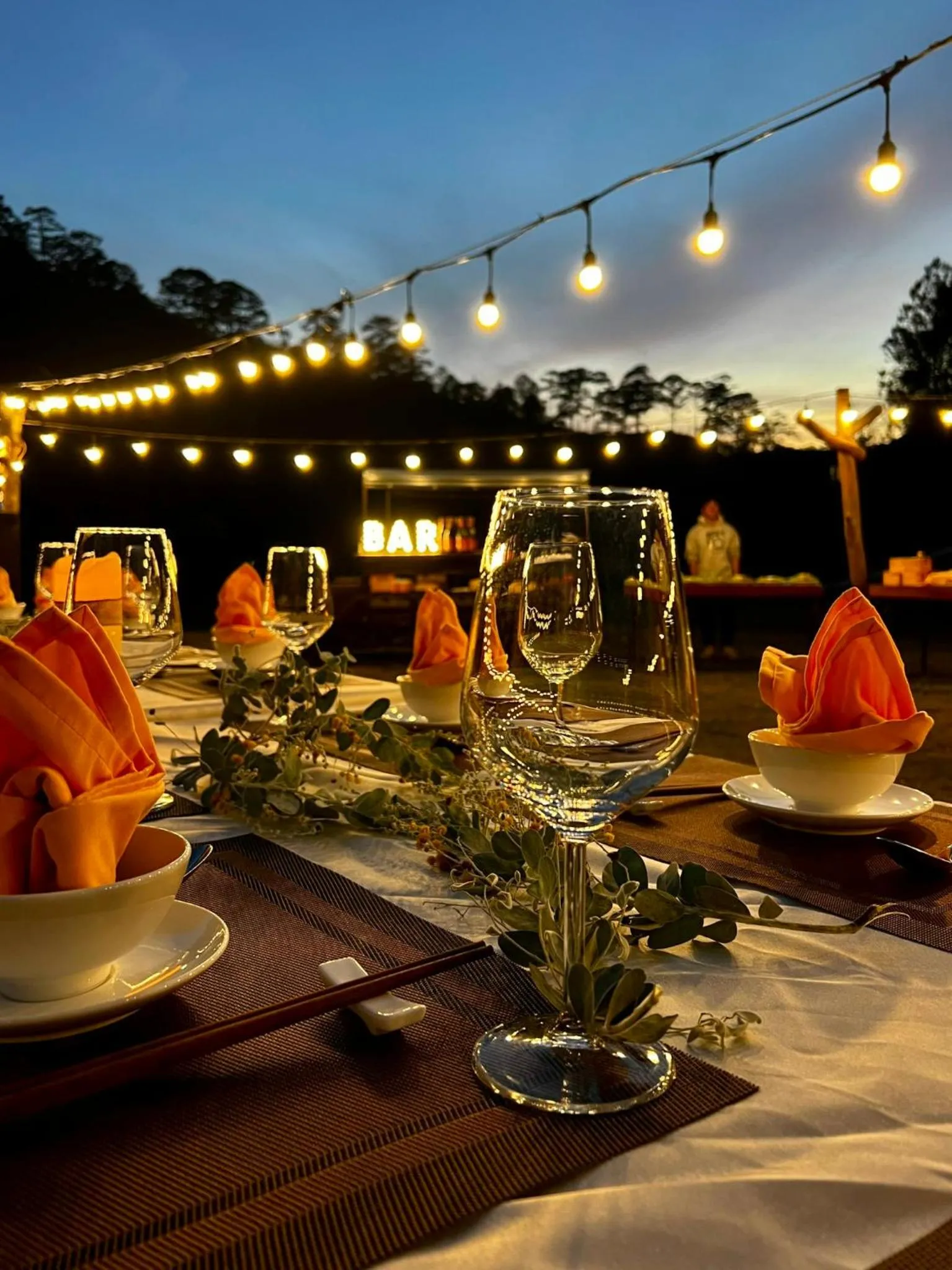 Dinner in Lat Valley Retreat Village