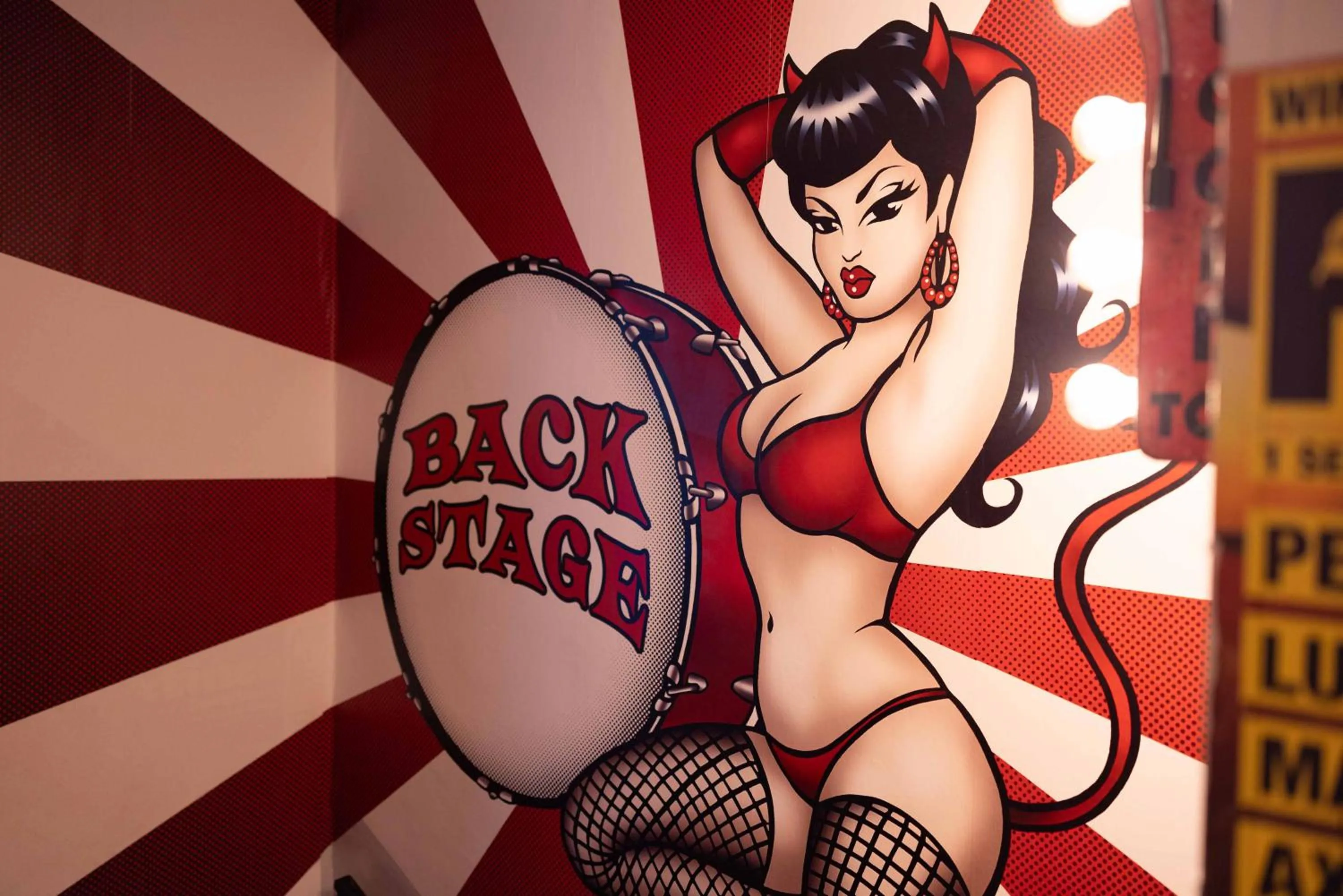 Decorative detail in Backstage Hotel Amsterdam