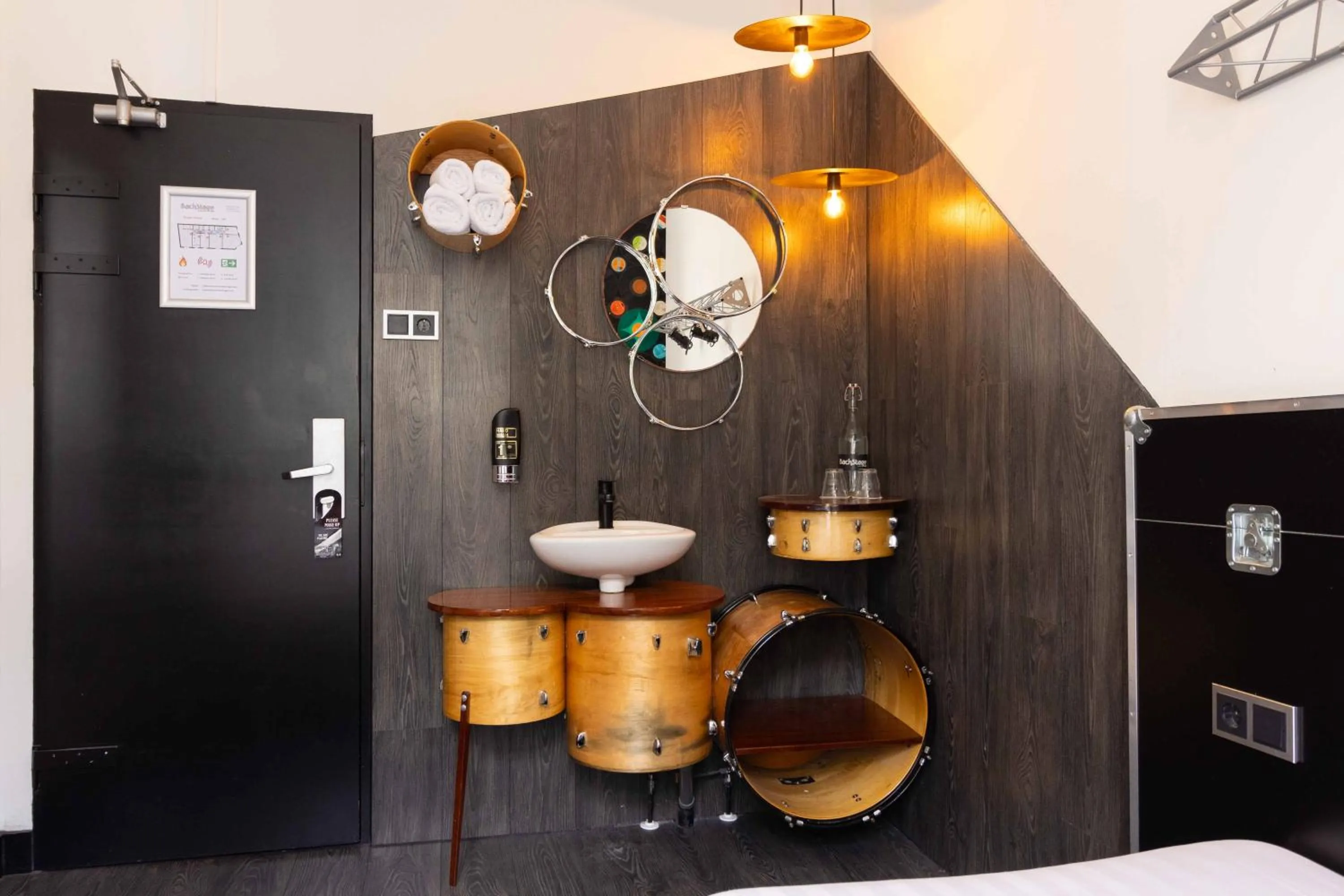 Decorative detail in Backstage Hotel Amsterdam