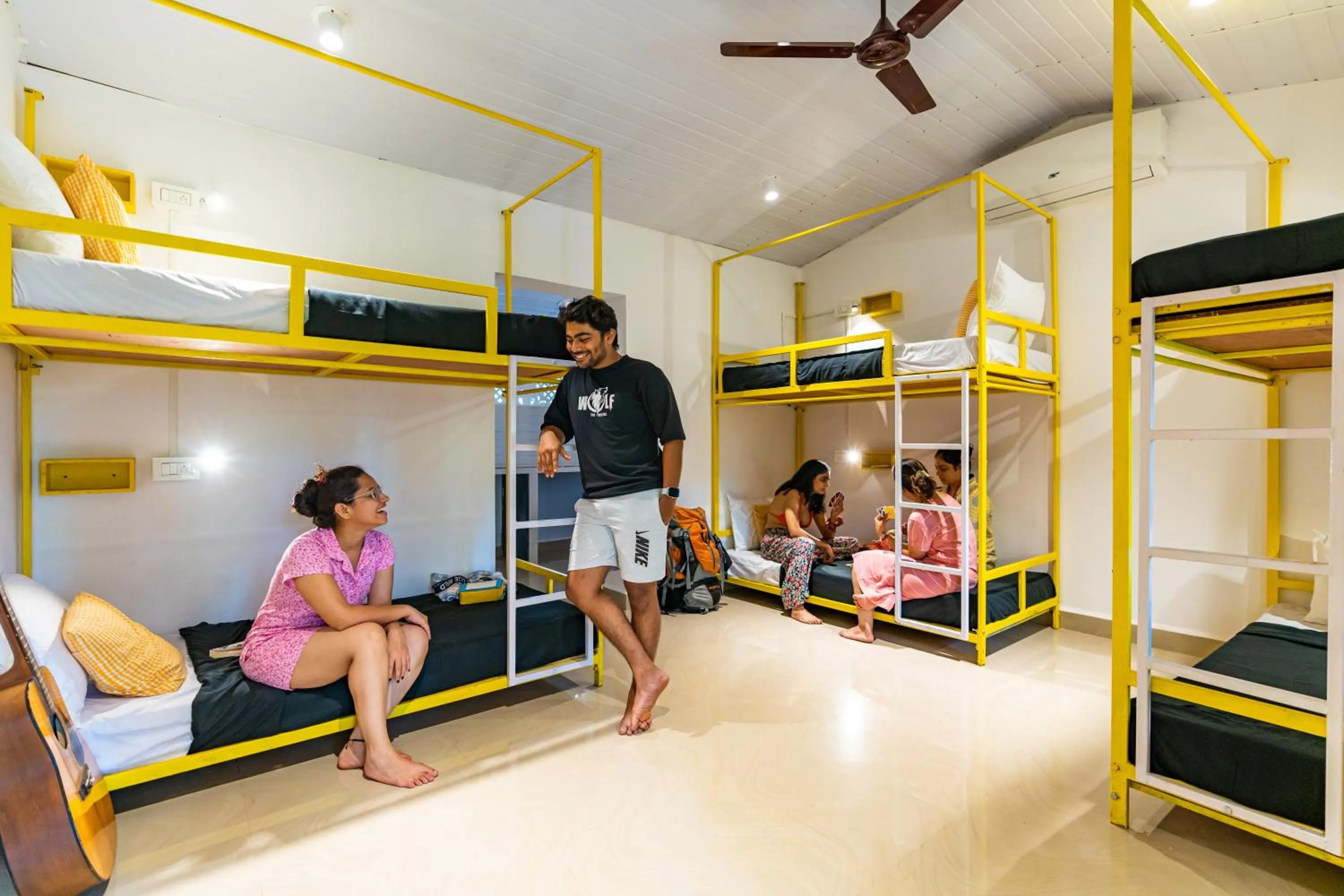 Bed in Whoopers Party Hostel, Palolem