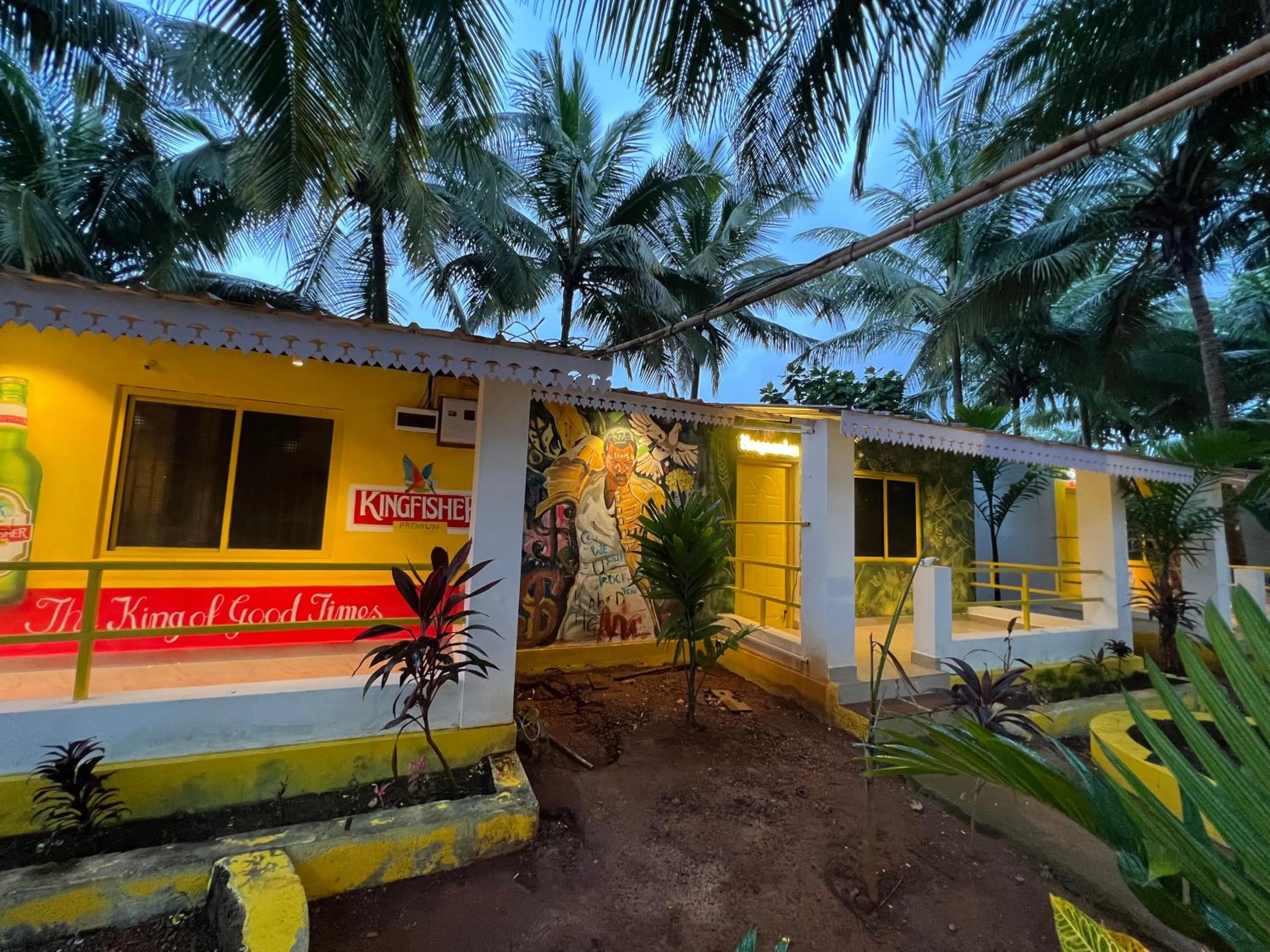 Property building in Whoopers Party Hostel, Palolem