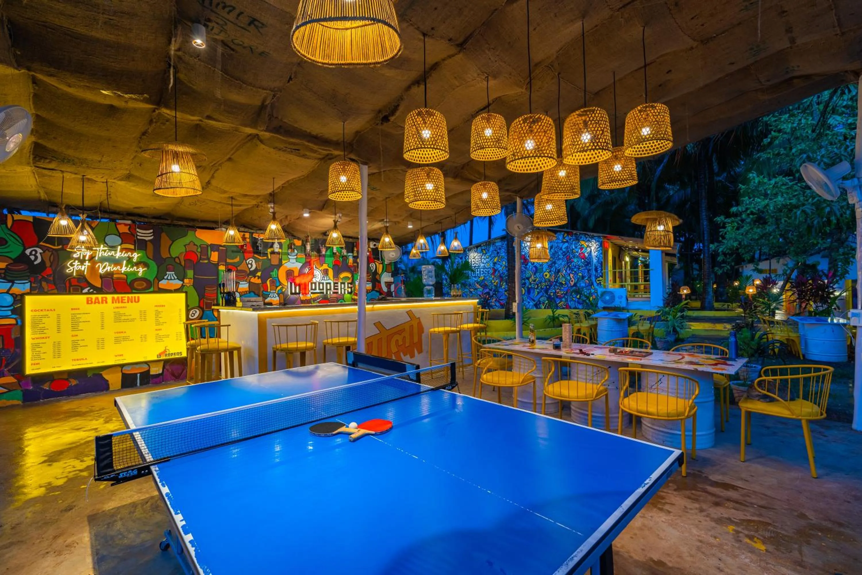 Game Room in Whoopers Party Hostel, Palolem