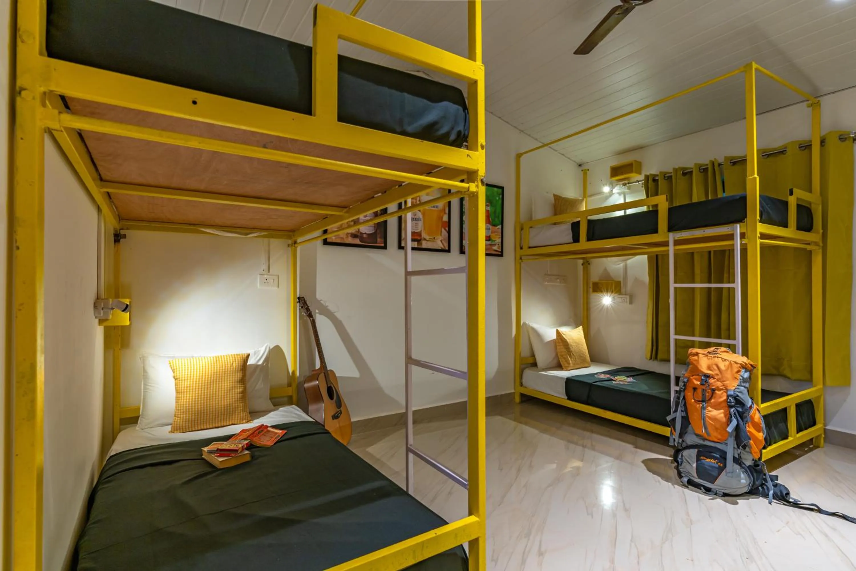 Bed in Whoopers Party Hostel, Palolem