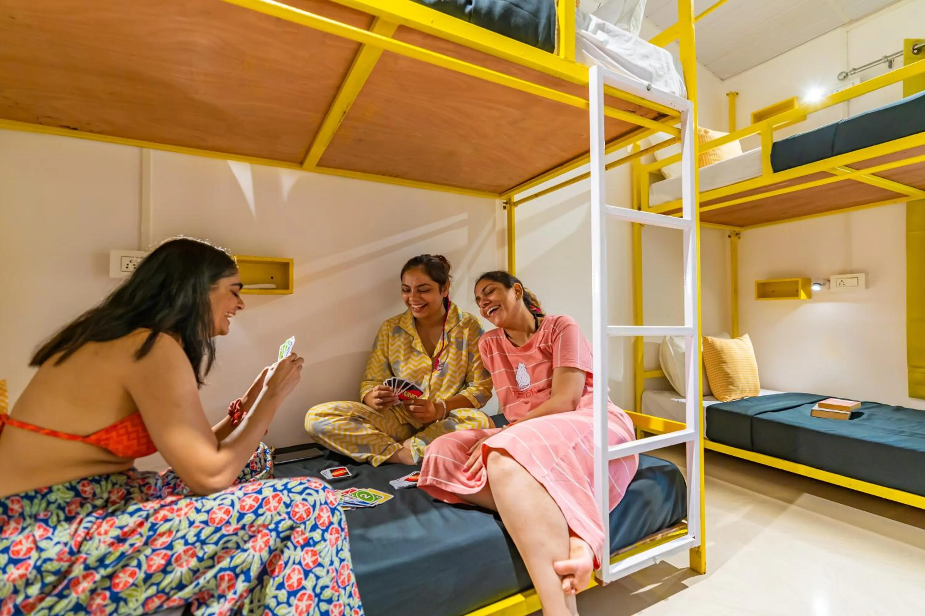 Bed in Whoopers Party Hostel, Palolem