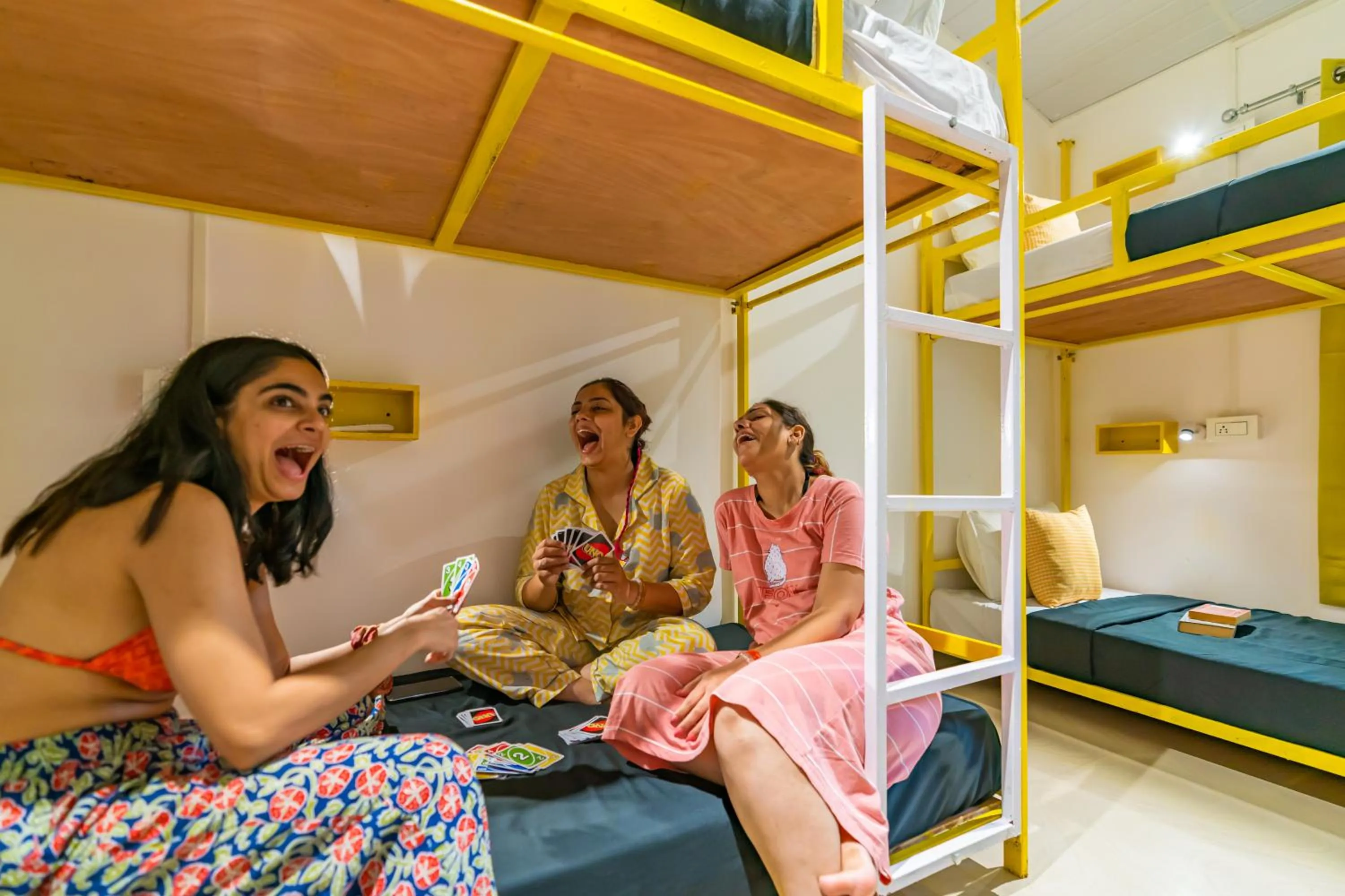 Bed in Whoopers Party Hostel, Palolem