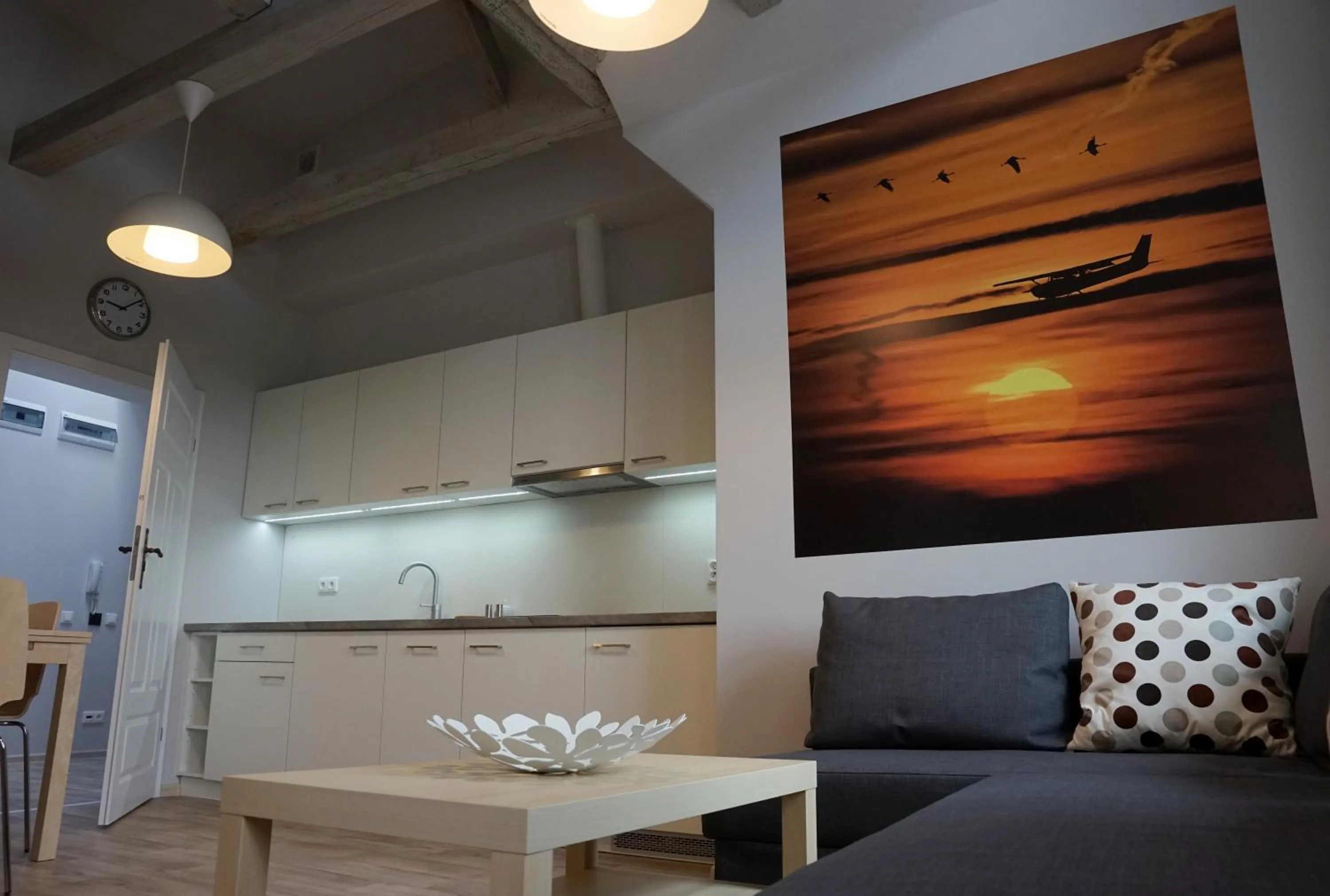 Kitchen or kitchenette in Apartamenty Leszno