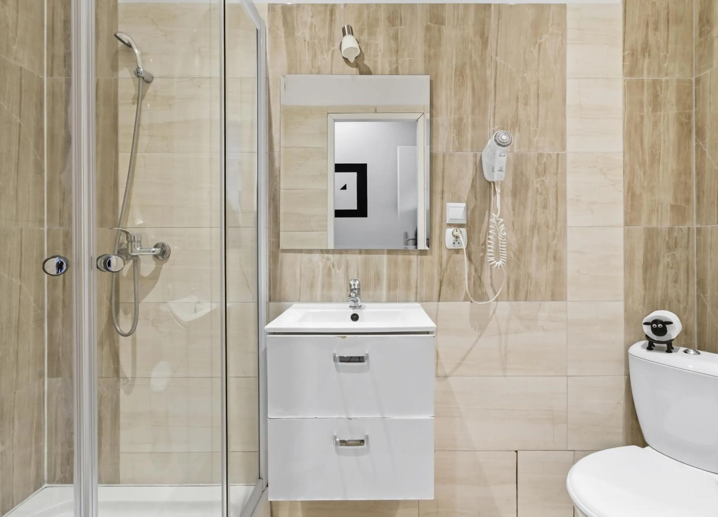 Shower in 70s Hostel