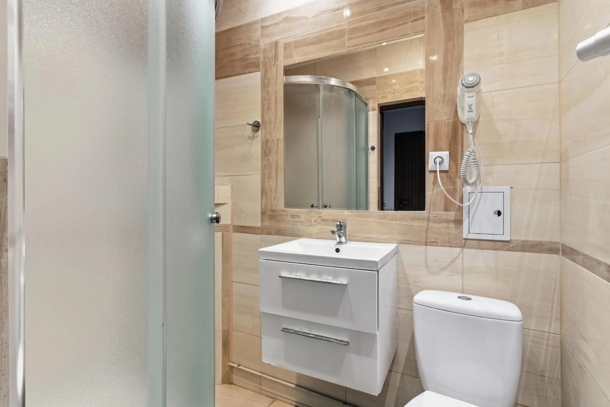 Shower in 70s Hostel