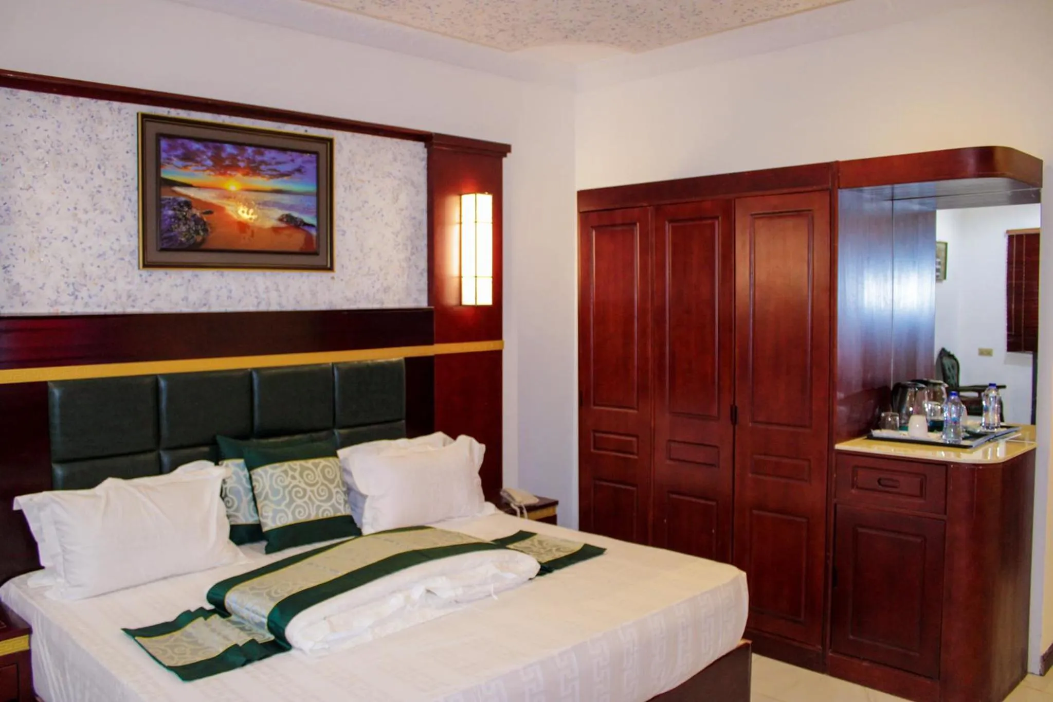 Bed in Dellagio Hotel