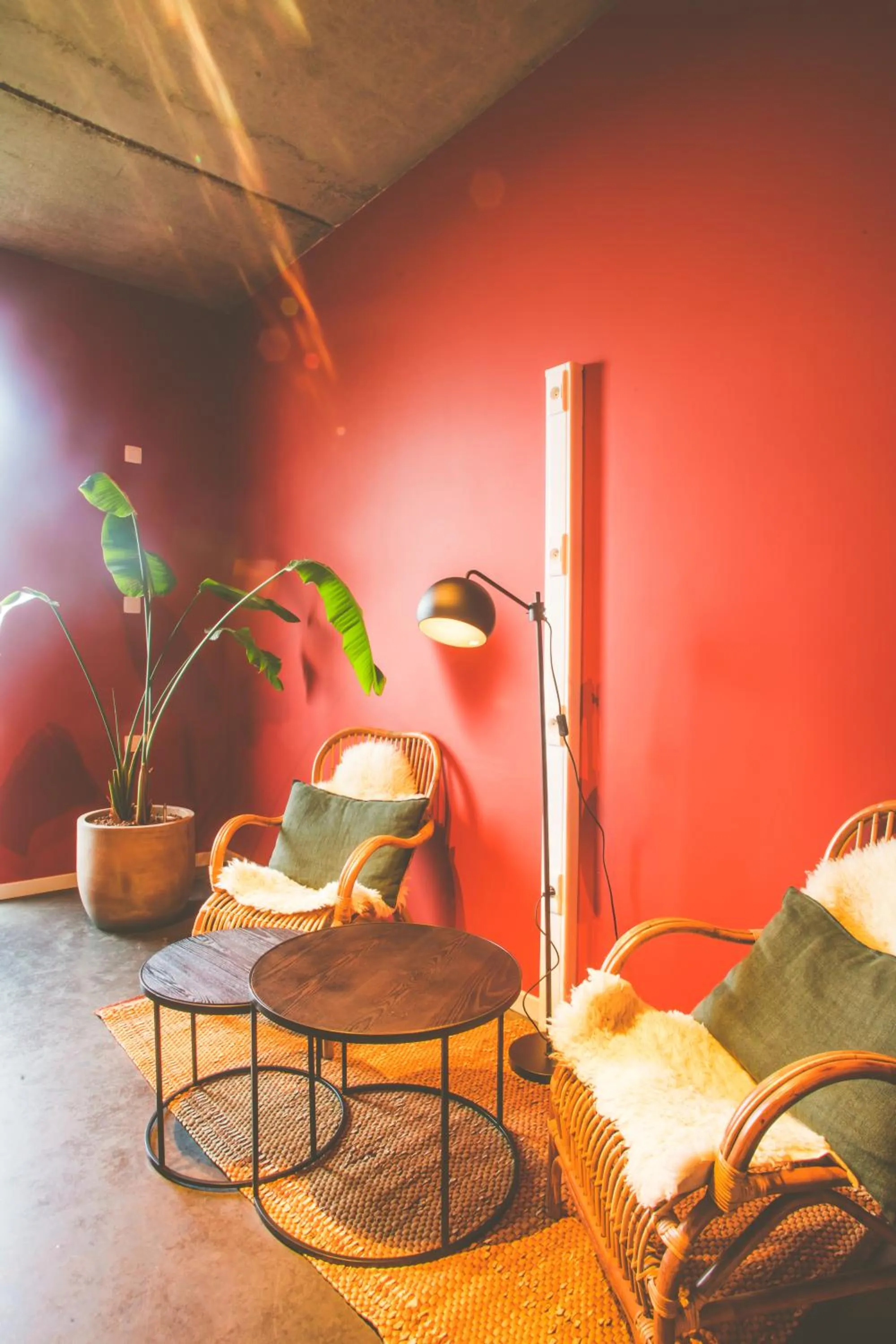 Seating area in Lakeside Paradise Sport Hostel