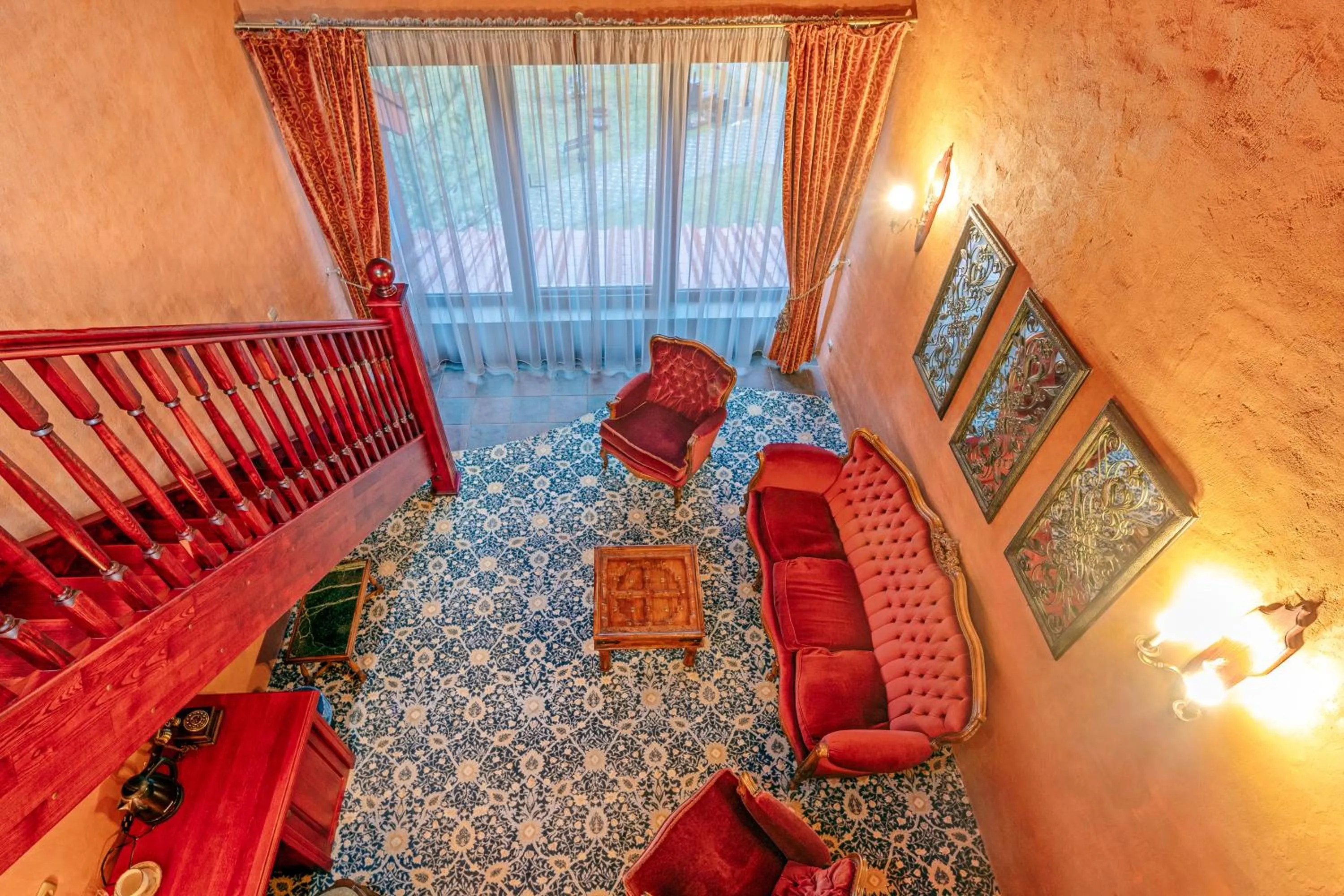 Seating area in Nemuno Slėnis