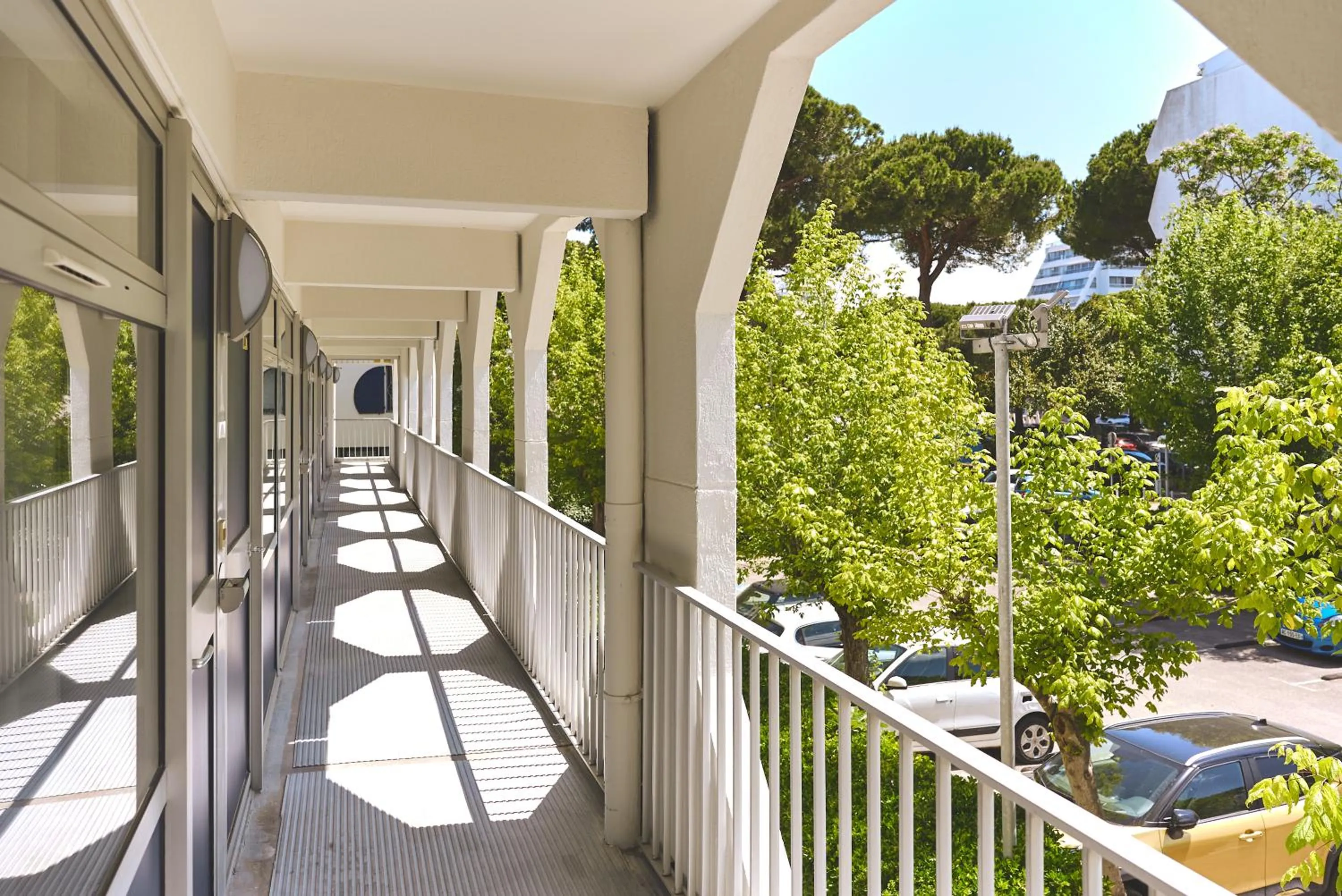 Balcony/Terrace in Hôtel Les Rives Bleues