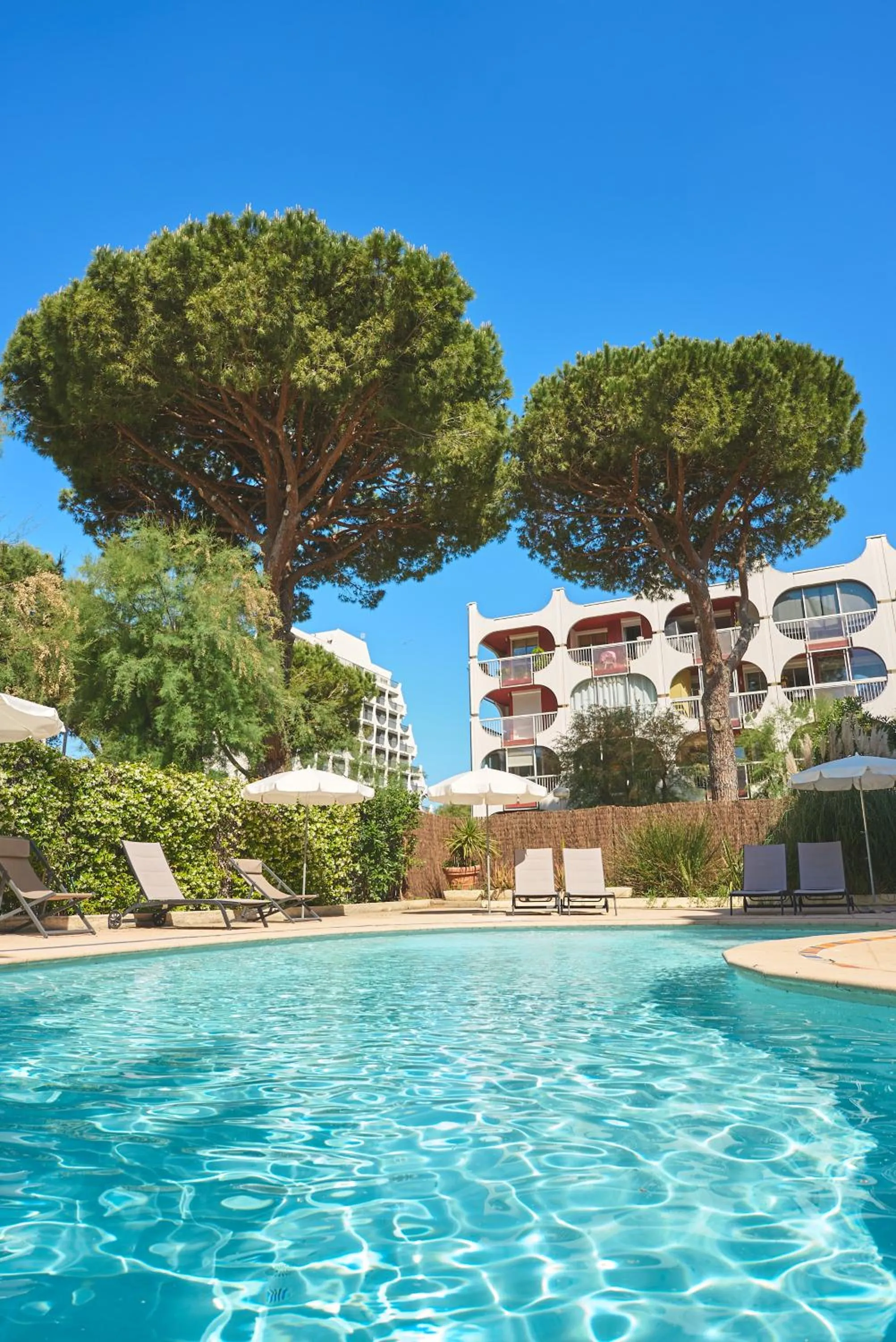Swimming pool in Hôtel Les Rives Bleues