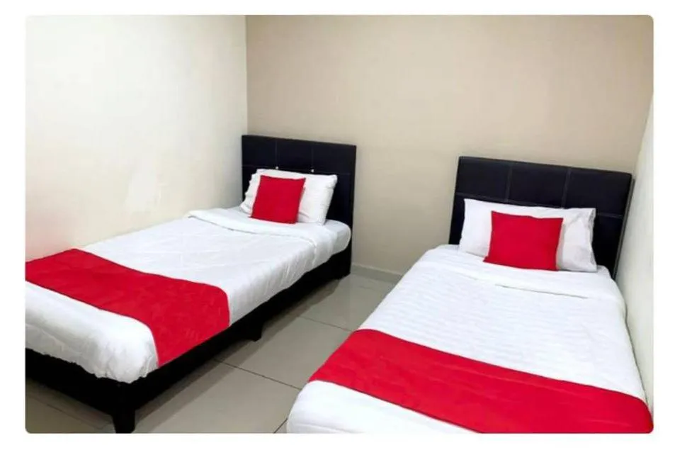 Bed in Semerah Suites Homestay