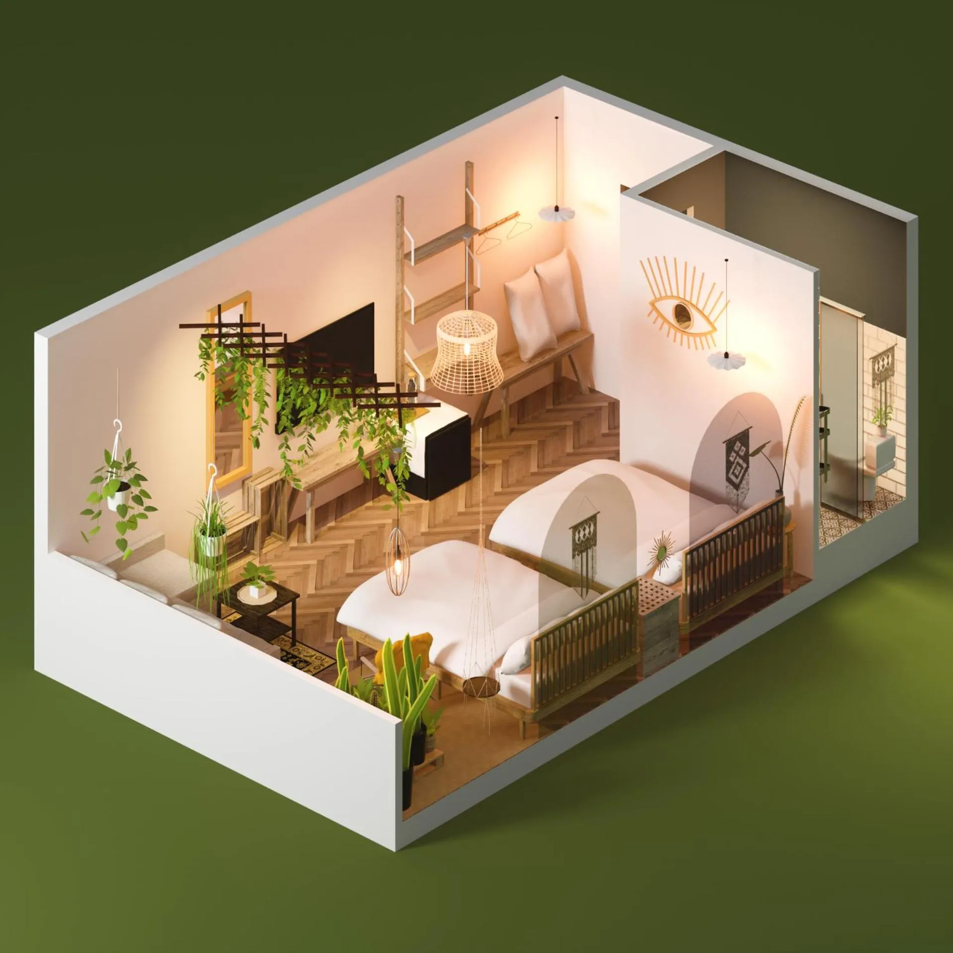 Decorative detail in 好趣旅店 How Chill Inn #風格設計民宿 #停車折抵 #可包棟