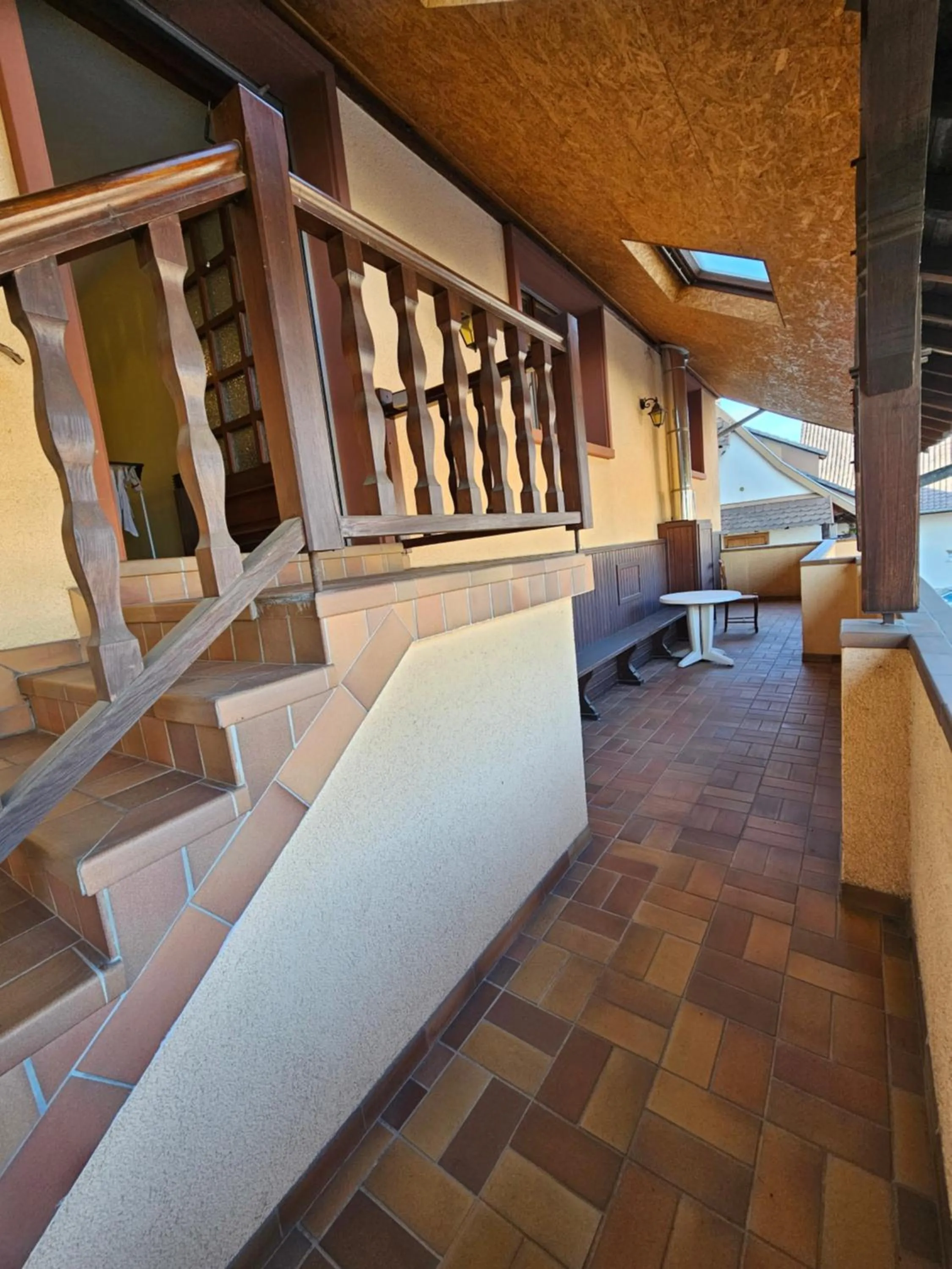 Balcony/Terrace in Hôtel à la croix d'or