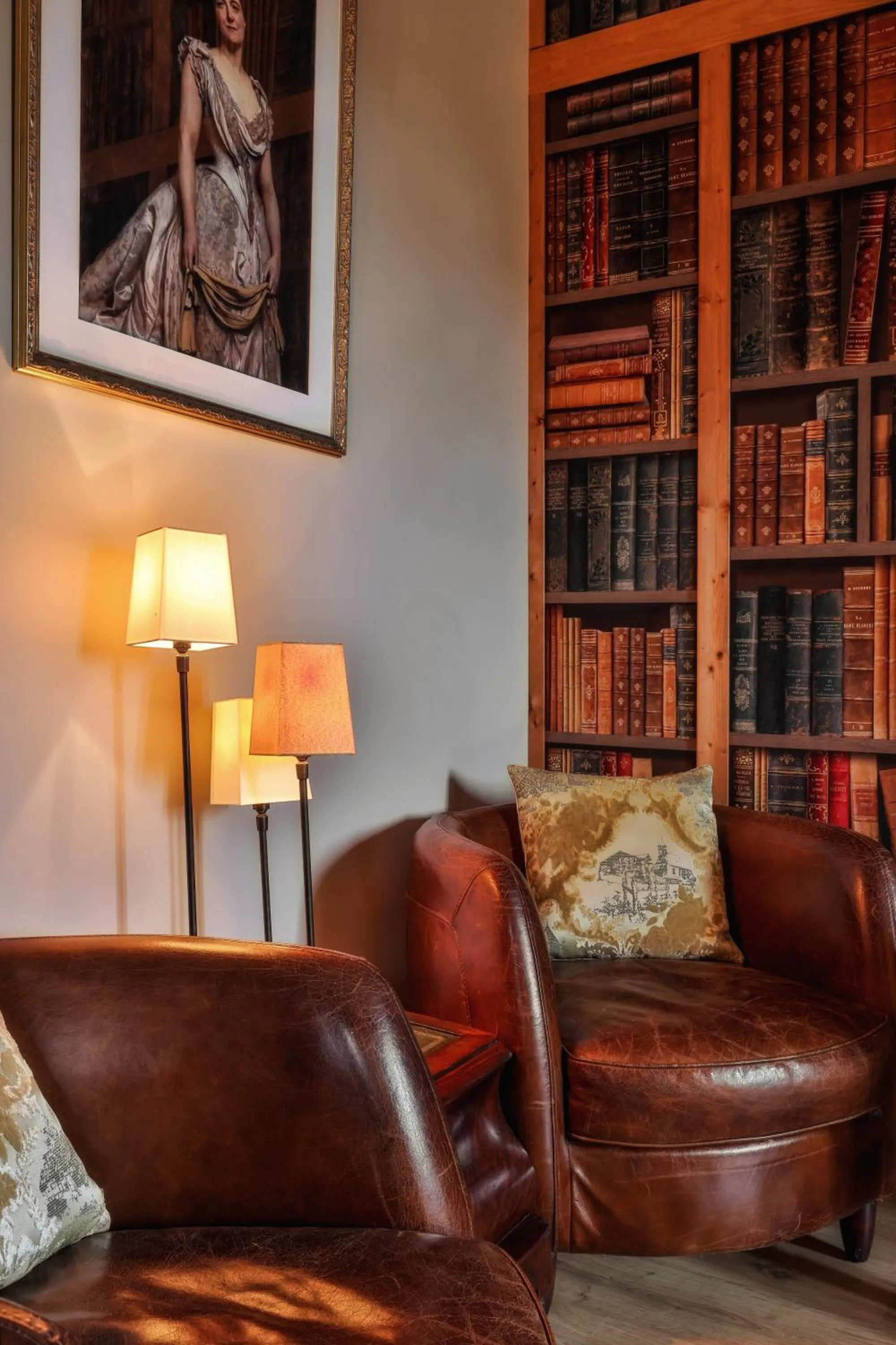 Living room in Hôtel Joyet de Maubec