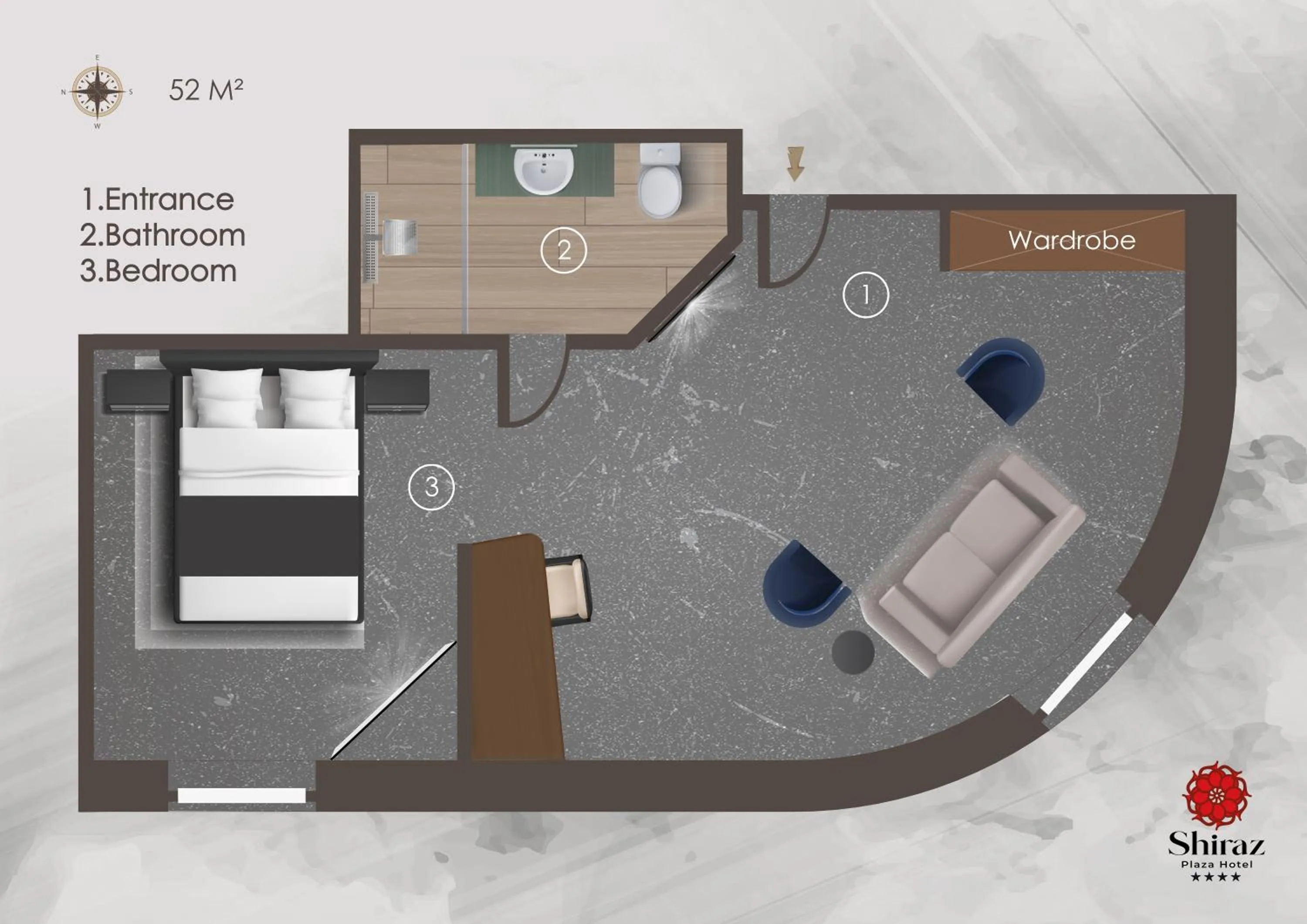 Floor plan in Radisson Hotel & Spa Gyumri