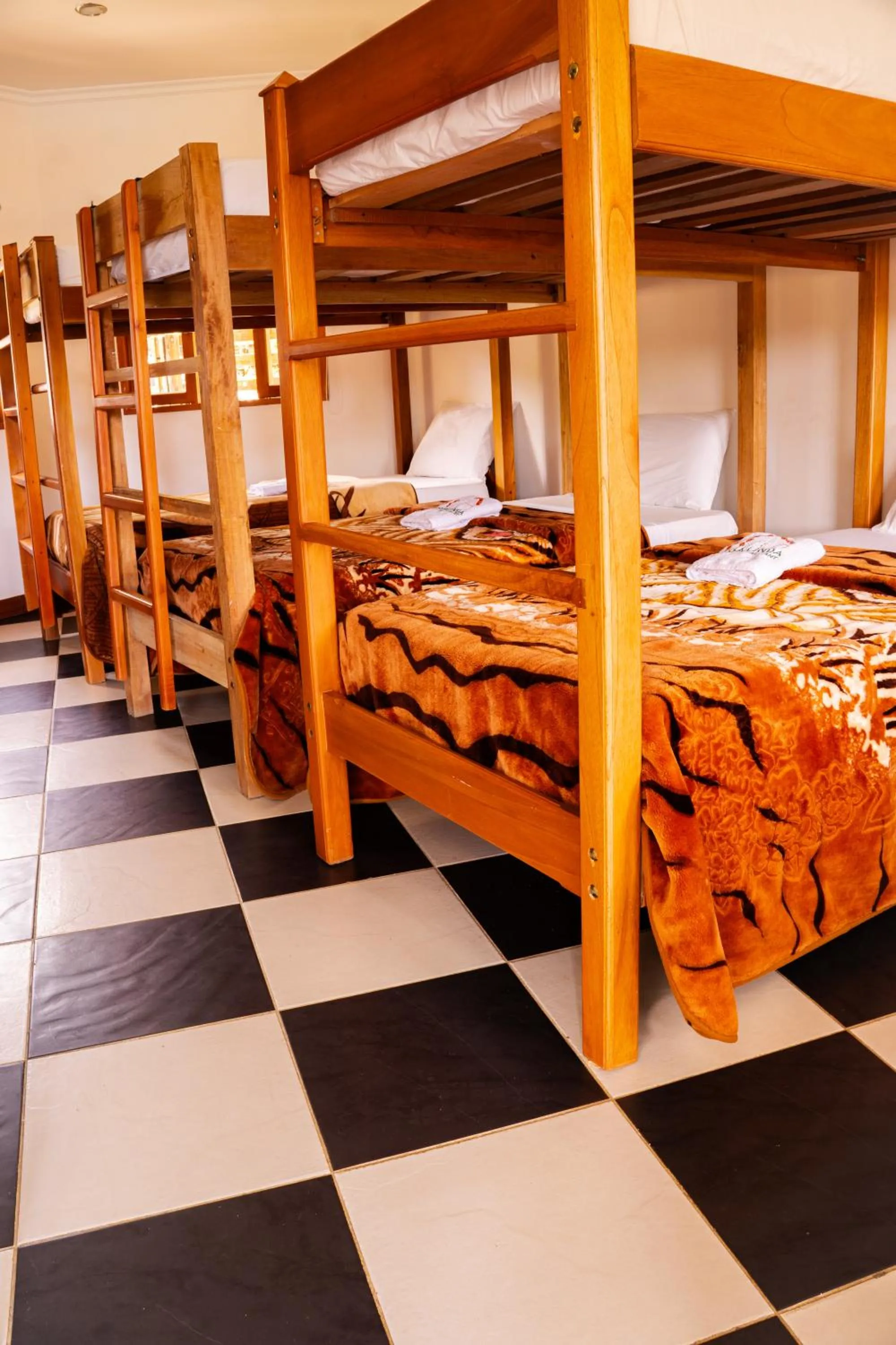 Bed in Hotel Casa Linda Guatape