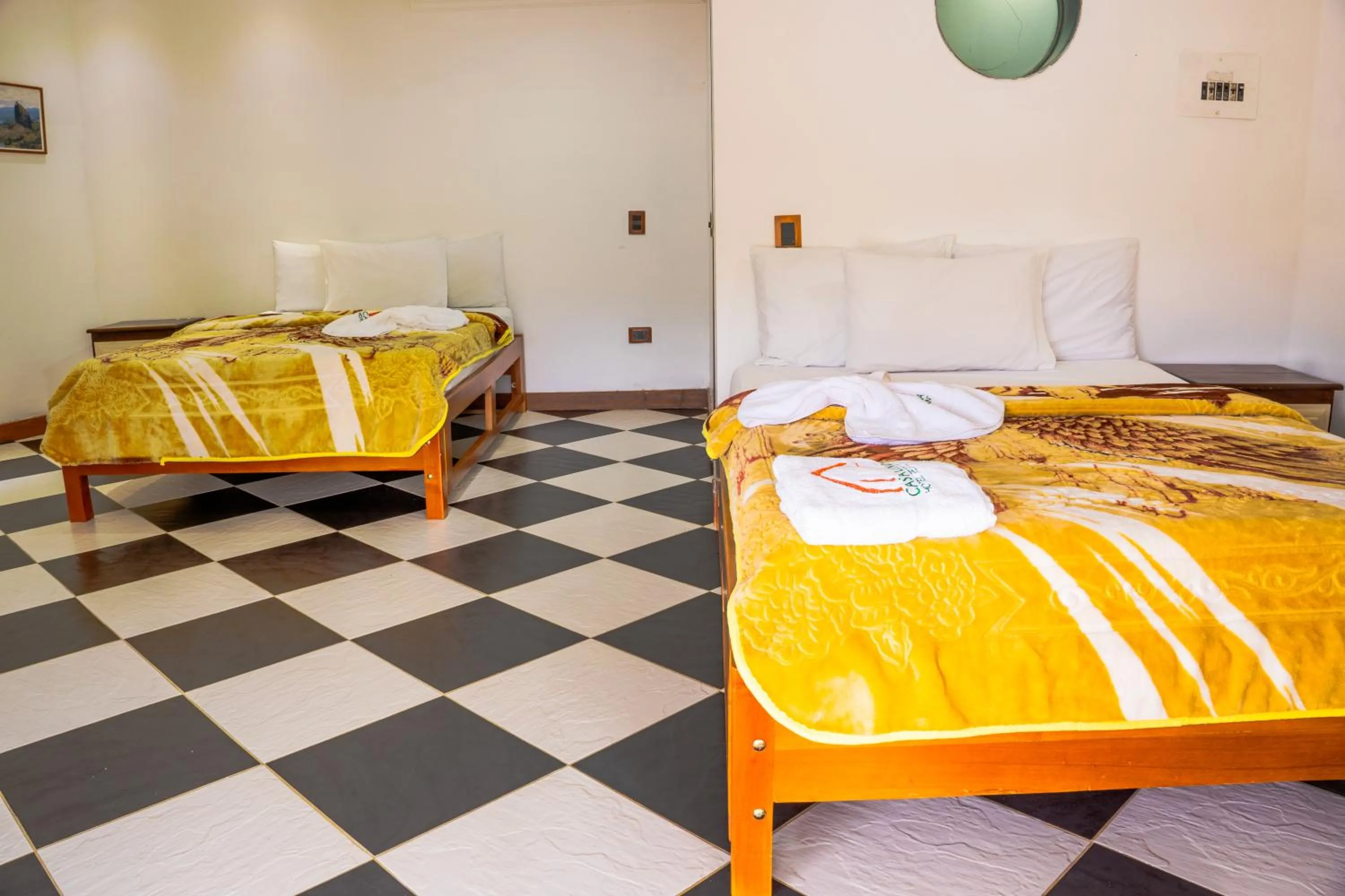 Bed in Hotel Casa Linda Guatape