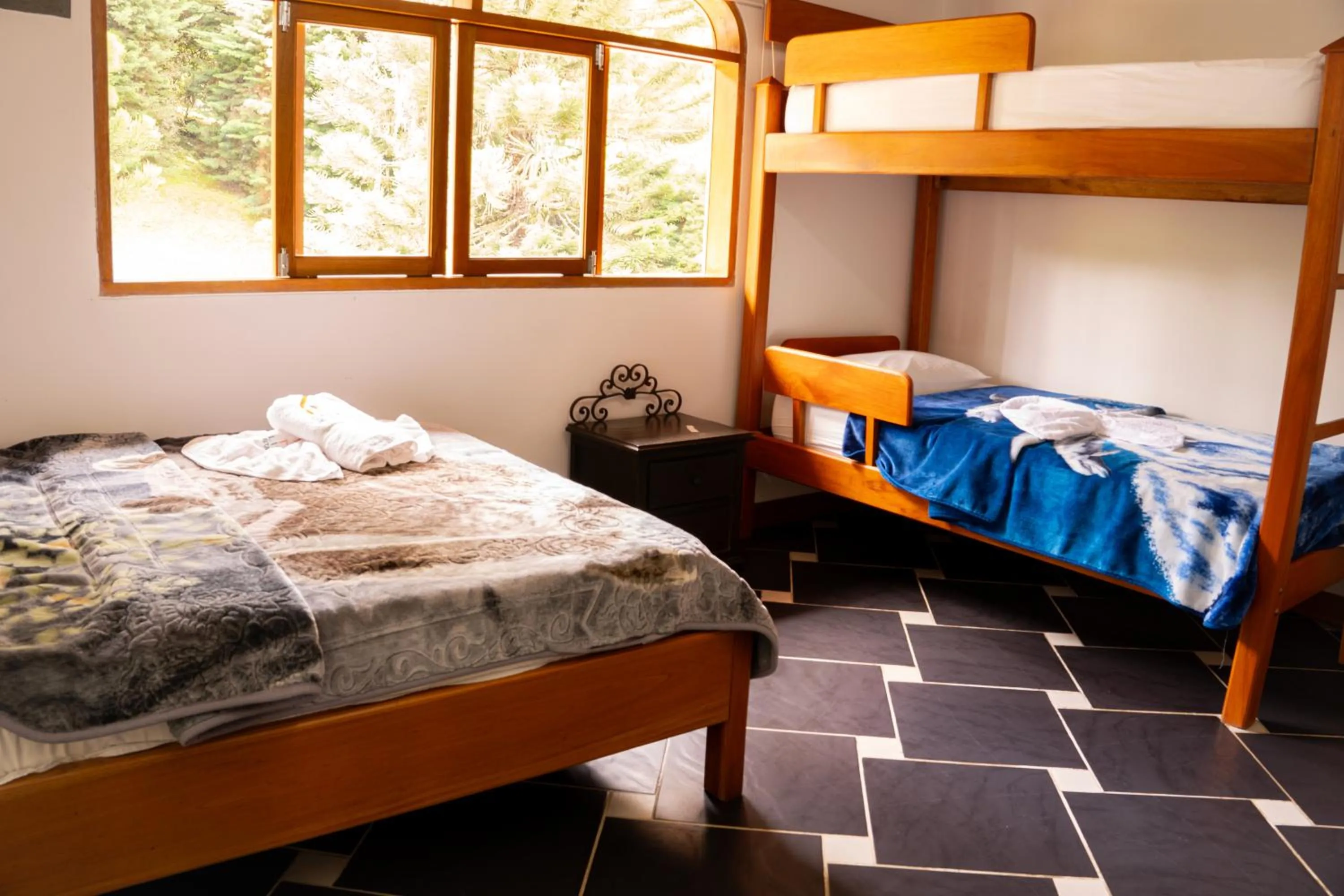 Bed in Hotel Casa Linda Guatape