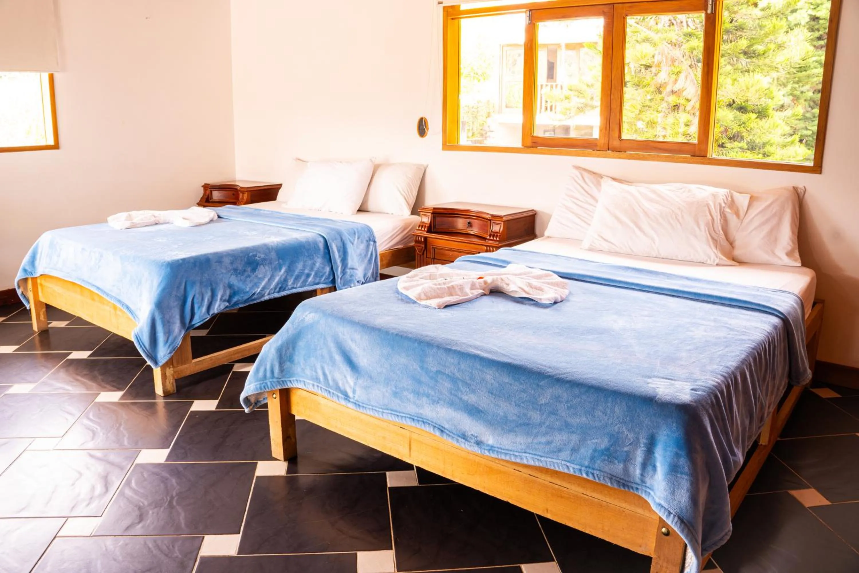 Bed in Hotel Casa Linda Guatape